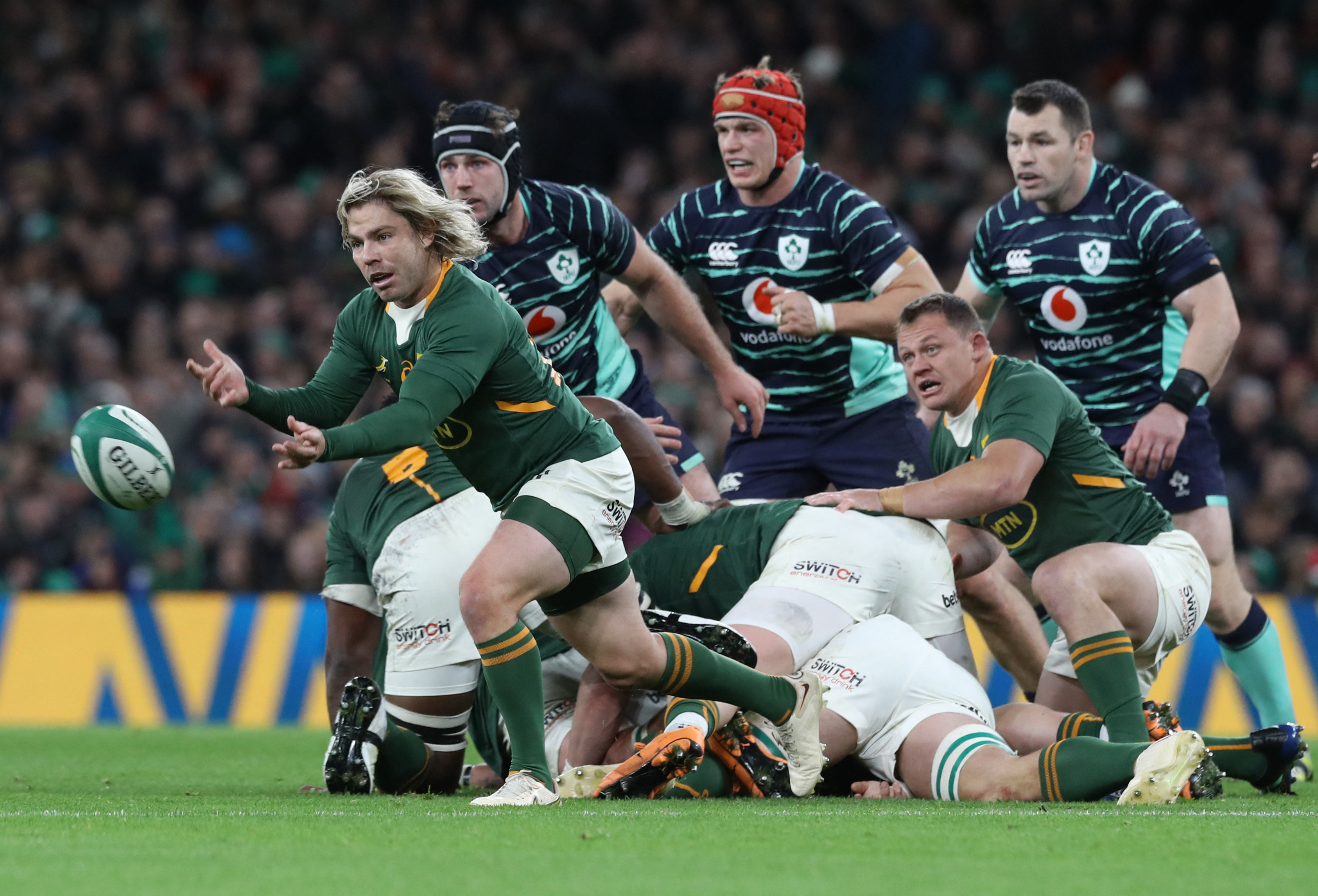 Ireland outlast South Africa to win 1916 in bruising battle Reuters