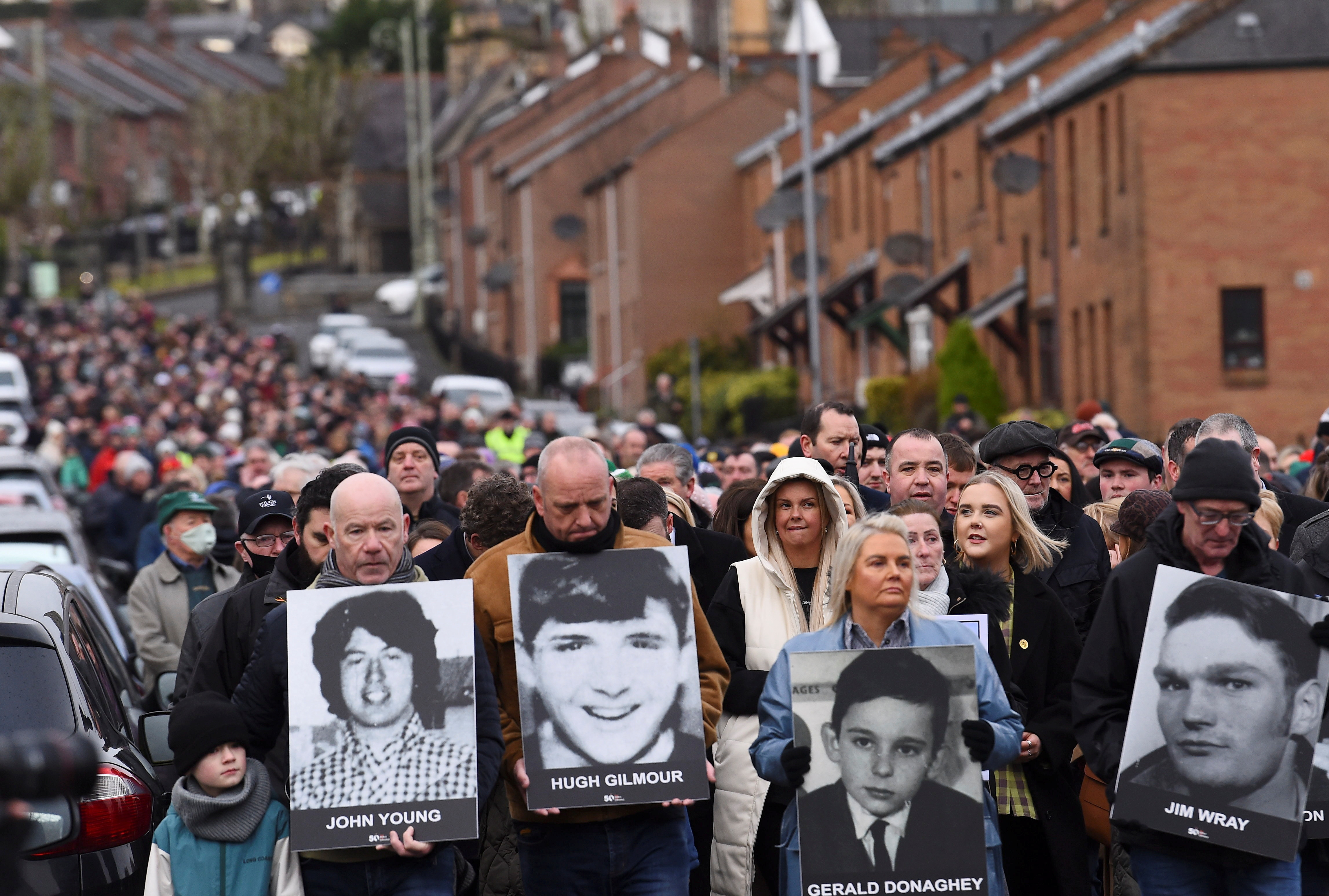 Northern Ireland marks 50th anniversary of 'Bloody Sunday' killings