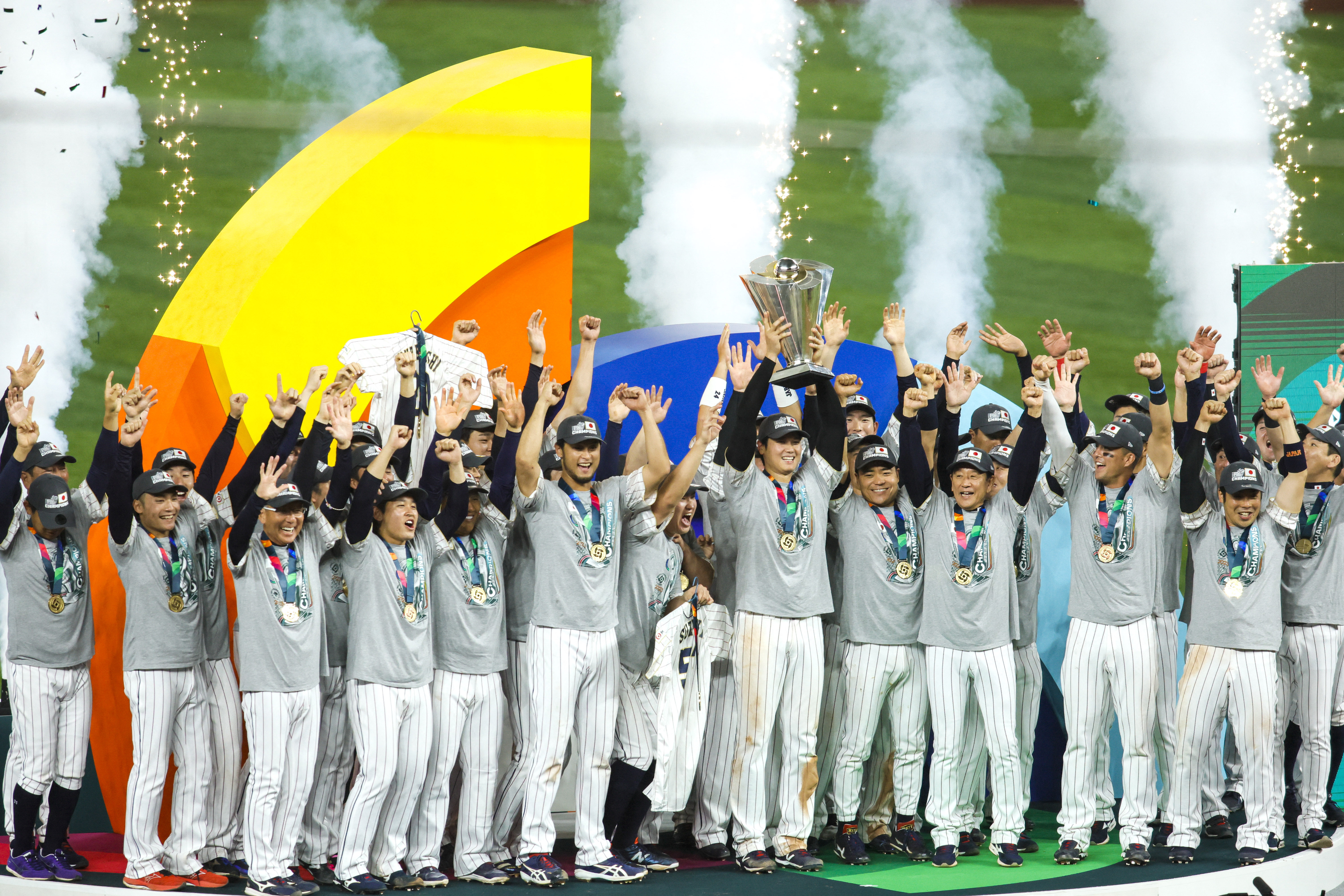 Japan's Ohtani strikes out Trout to seal World Baseball Classic win