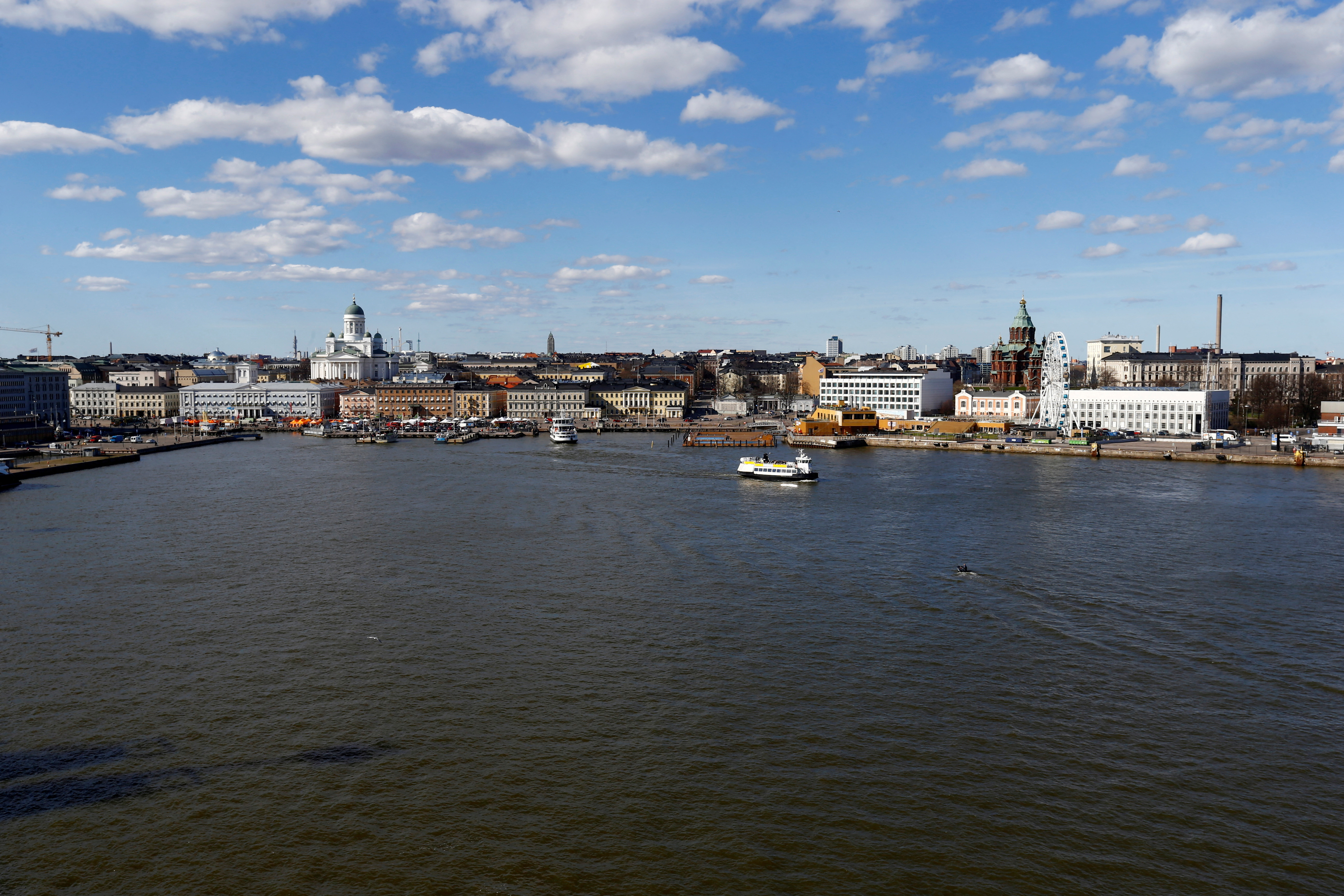A general view of Helsinki