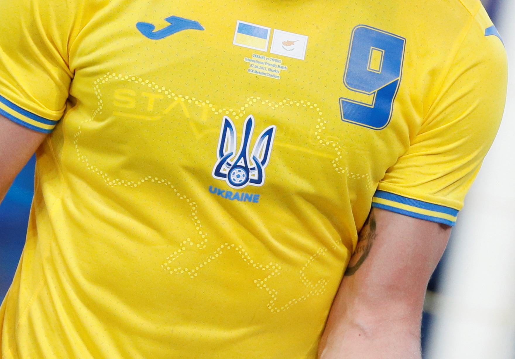 Russia complains to UEFA over Ukraine kit with Crimea on ...