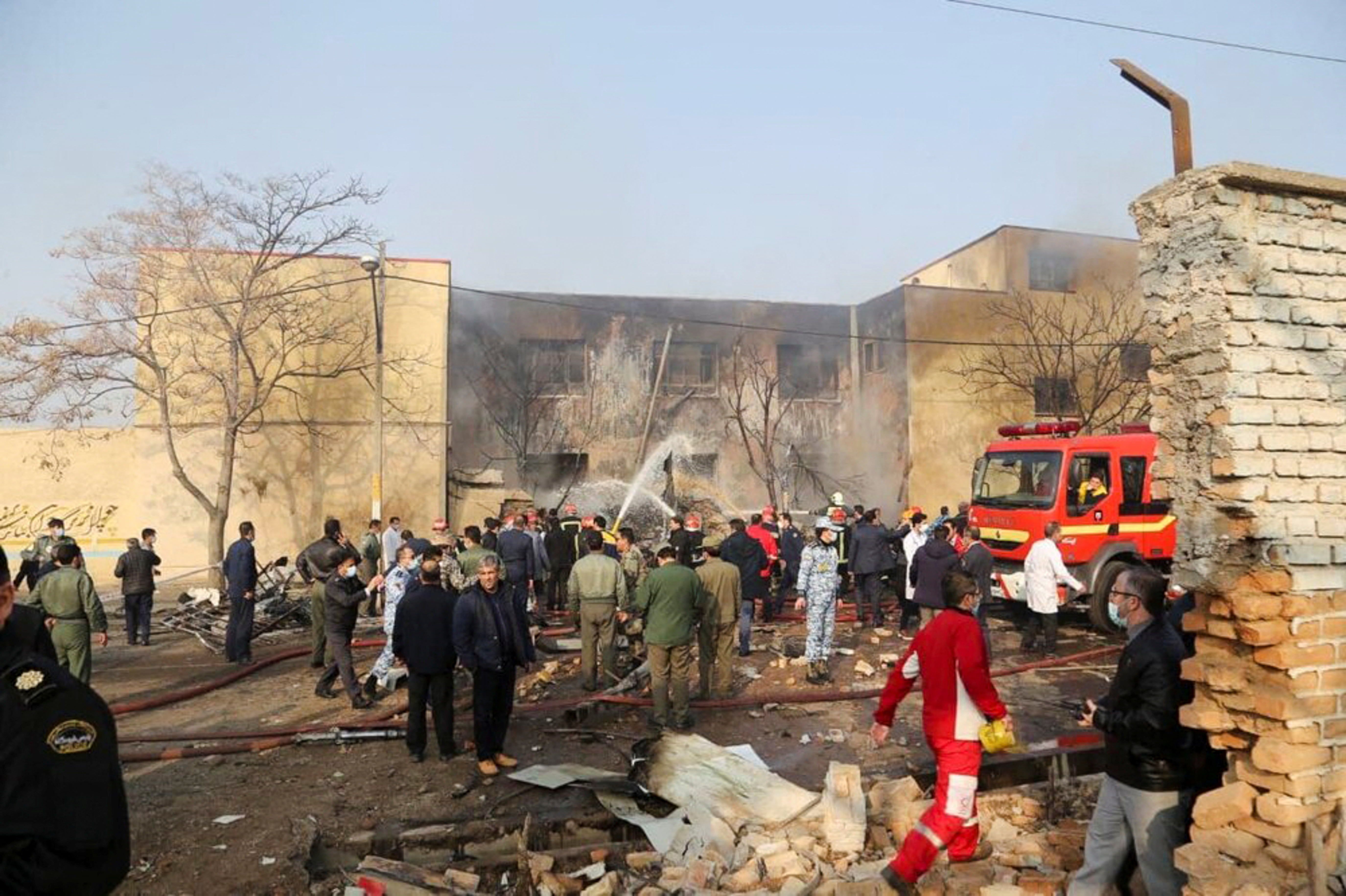 Warplane crashes in Iran's Tabriz