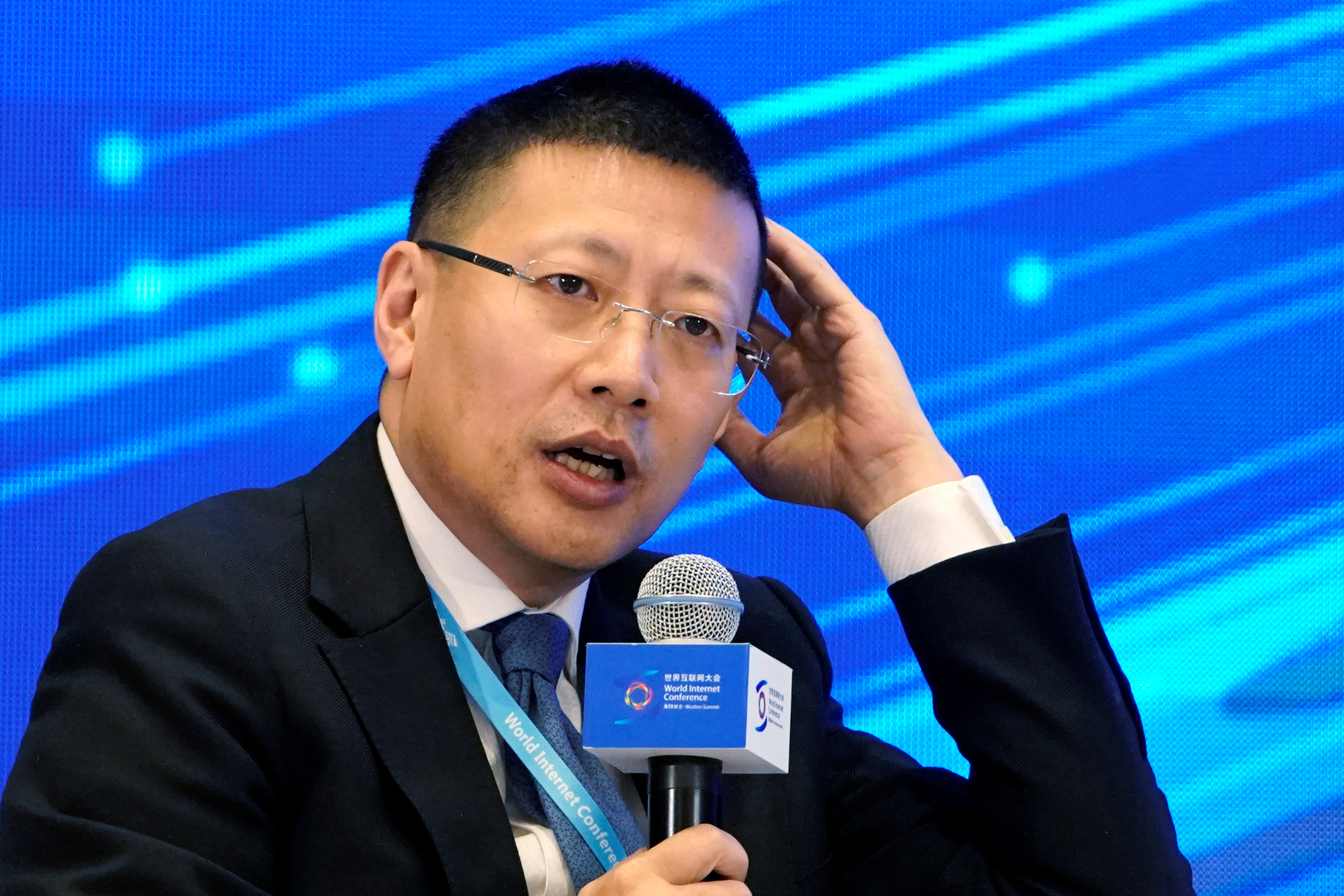 Neil Shen, founding and managing partner of Sequoia Capital China, attends the World Internet Conference (WIC) in Wuzhen