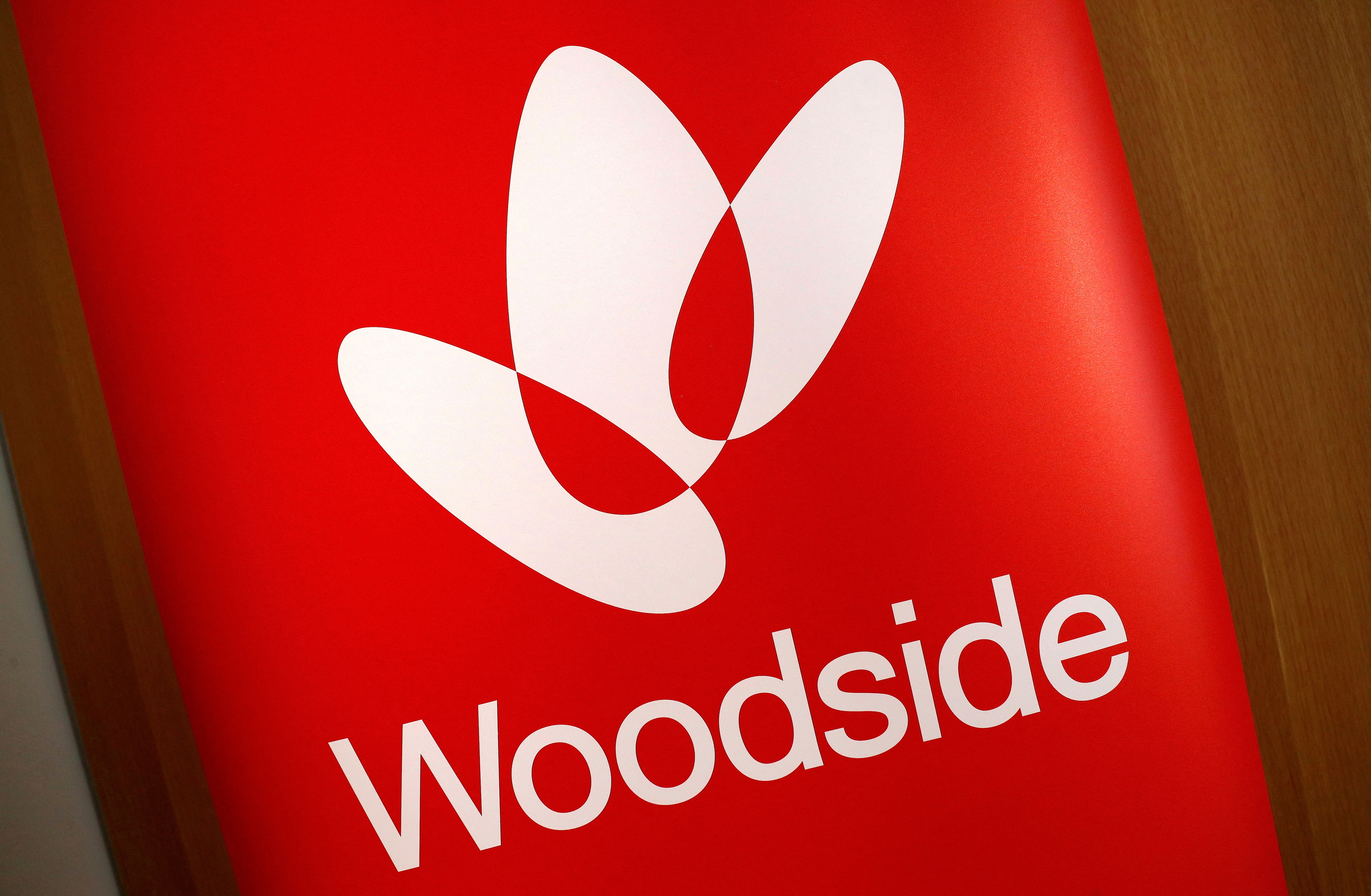 The logo for Woodside Petroleum, Australia's top independent oil and gas company