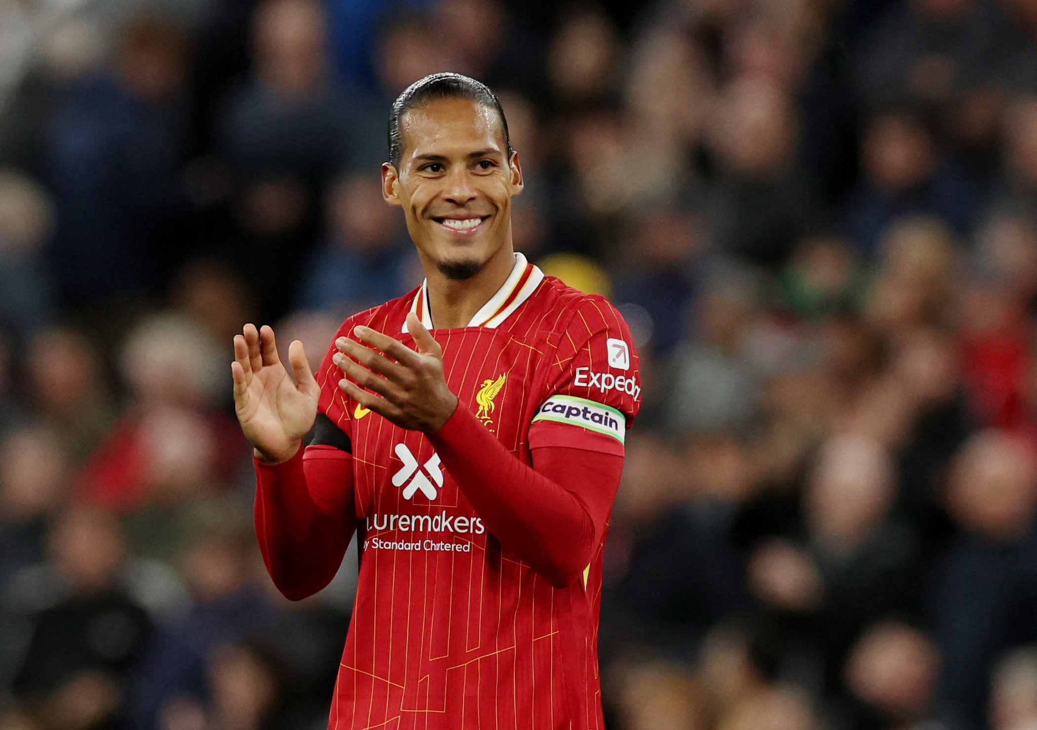 Liverpool's Van Dijk says contract extension talks have begun | Reuters