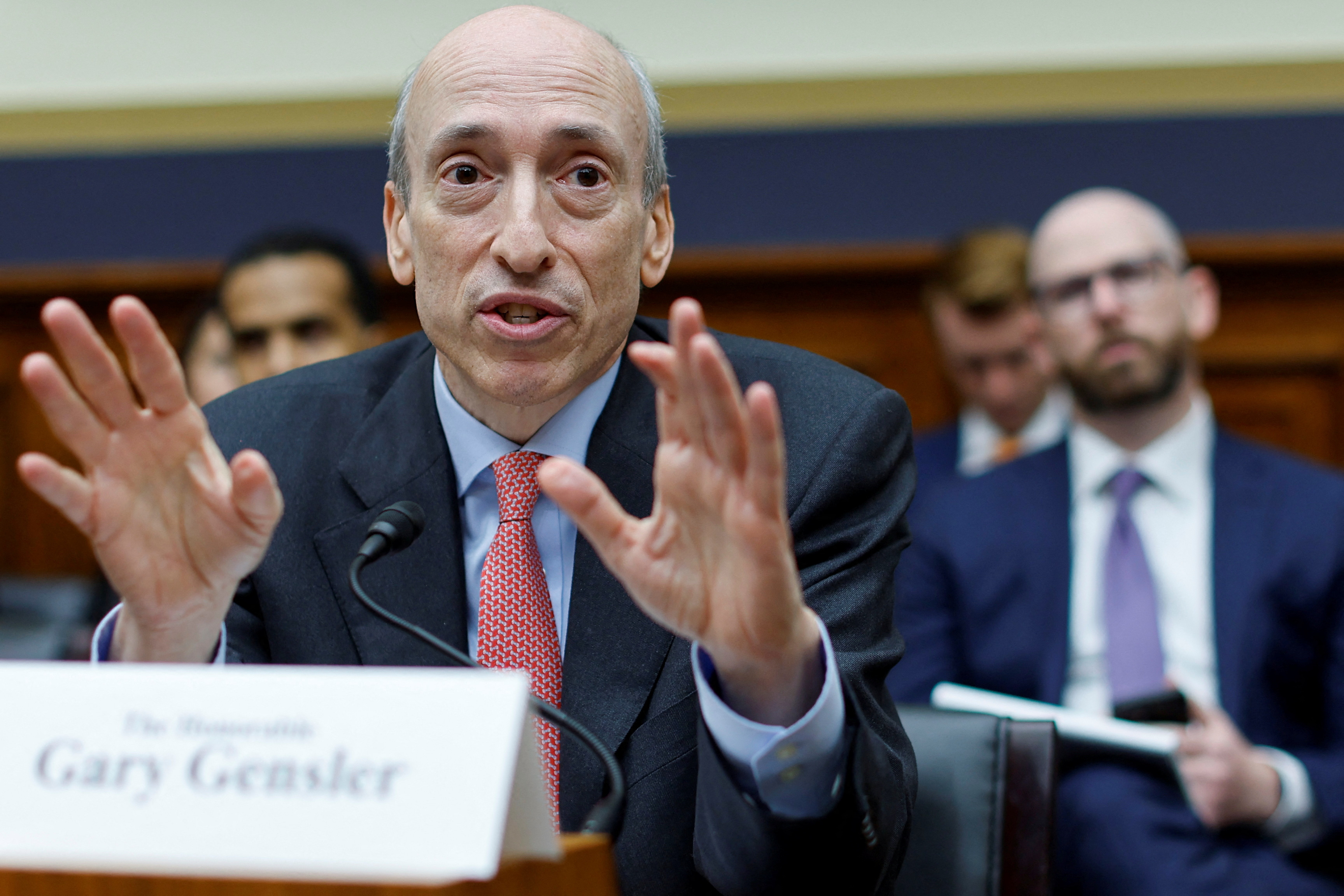 U.S. Securities and Exchange Commission (SEC) Chairman Gensler testifies on Capitol Hill in Washington