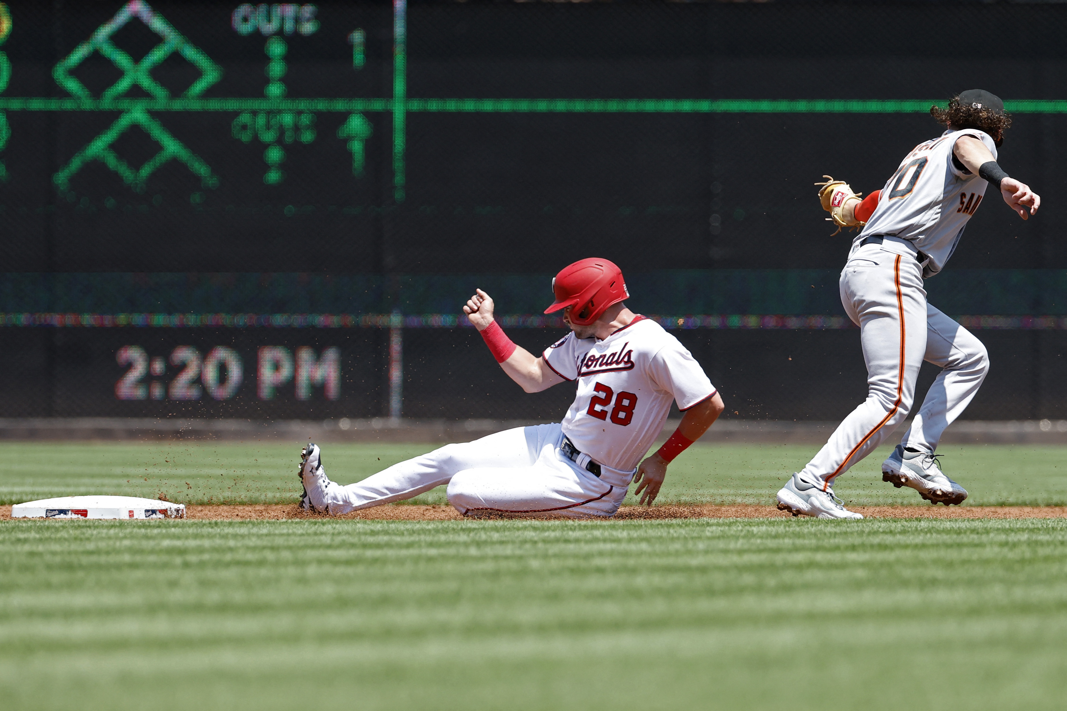 washington nationals throwback uniforms - and sweep of the giants  07.05.2012