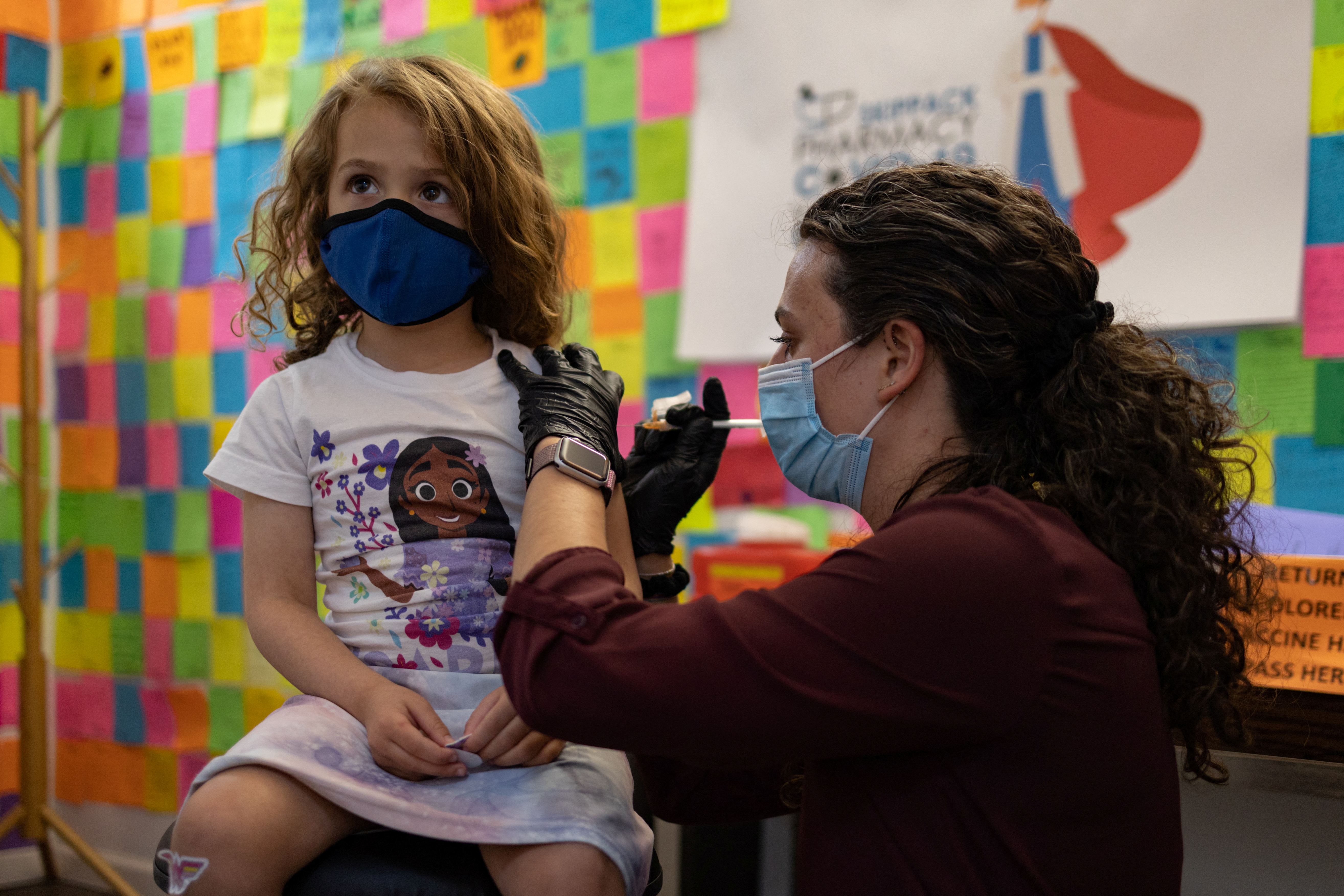 Children under five receive COVID-19 vaccines in Schwenksville