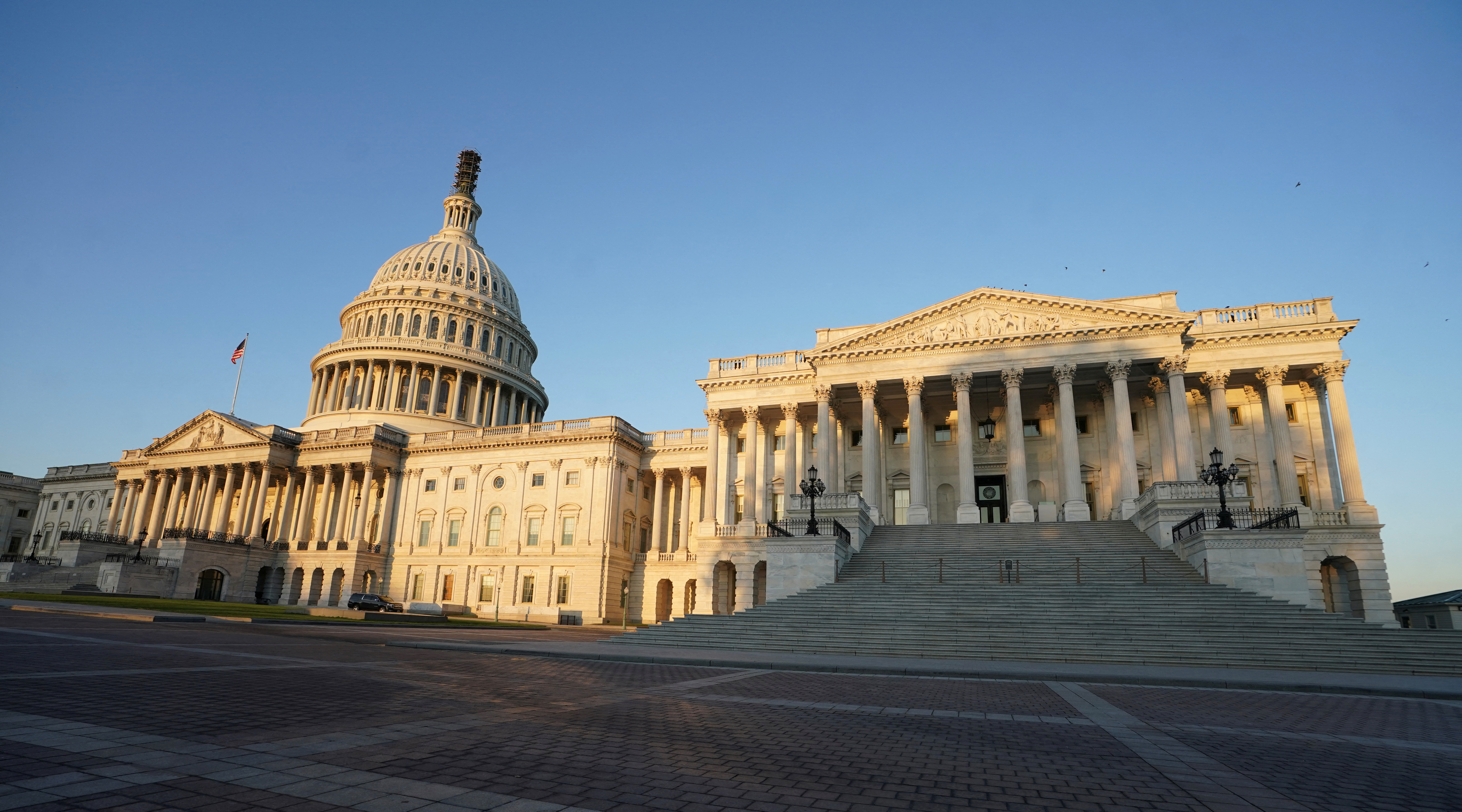 Sunrise at the U.S. Capitol in Washington