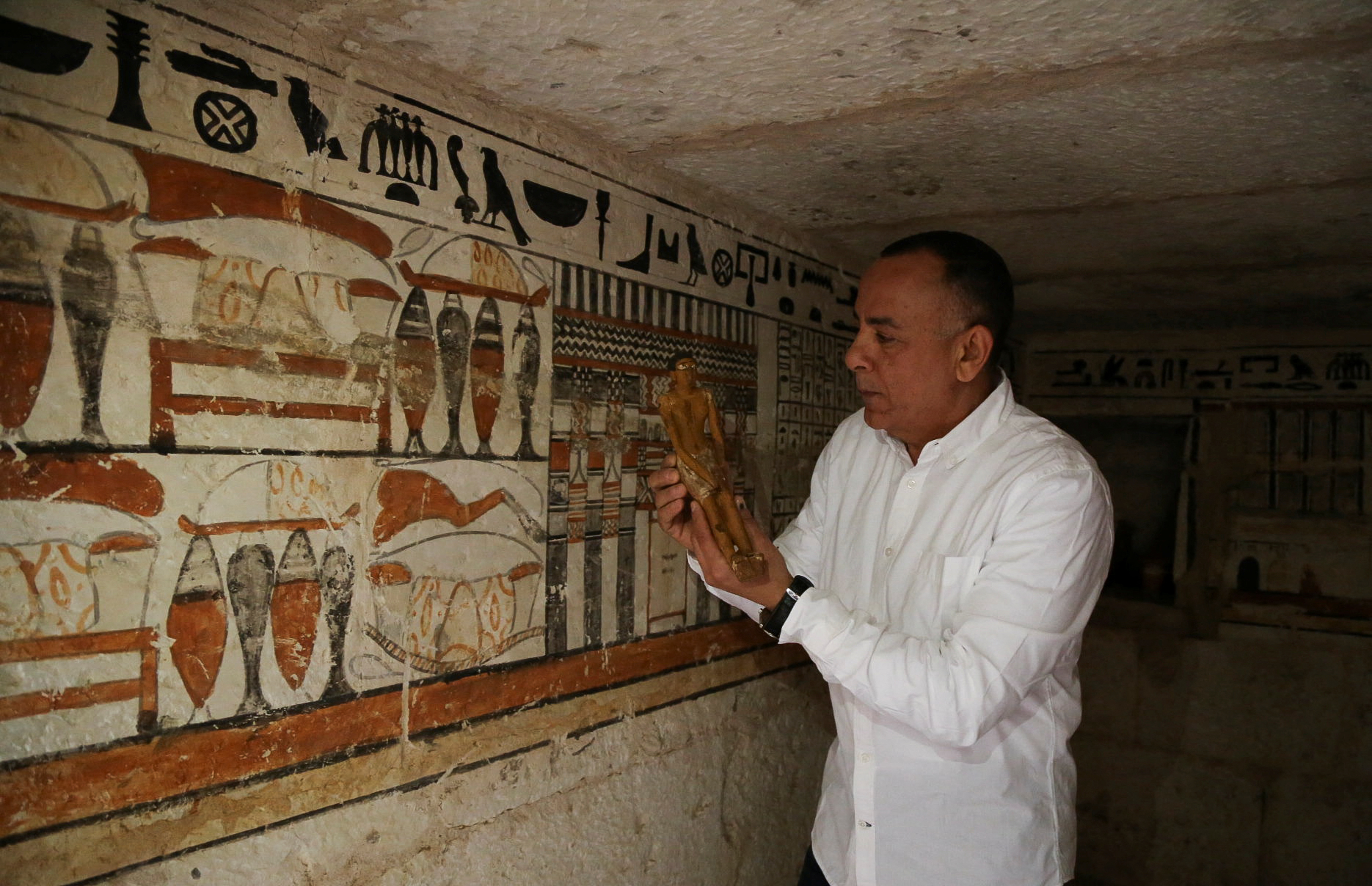 Five ancient tombs uncovered in Egypt's Saqqara
