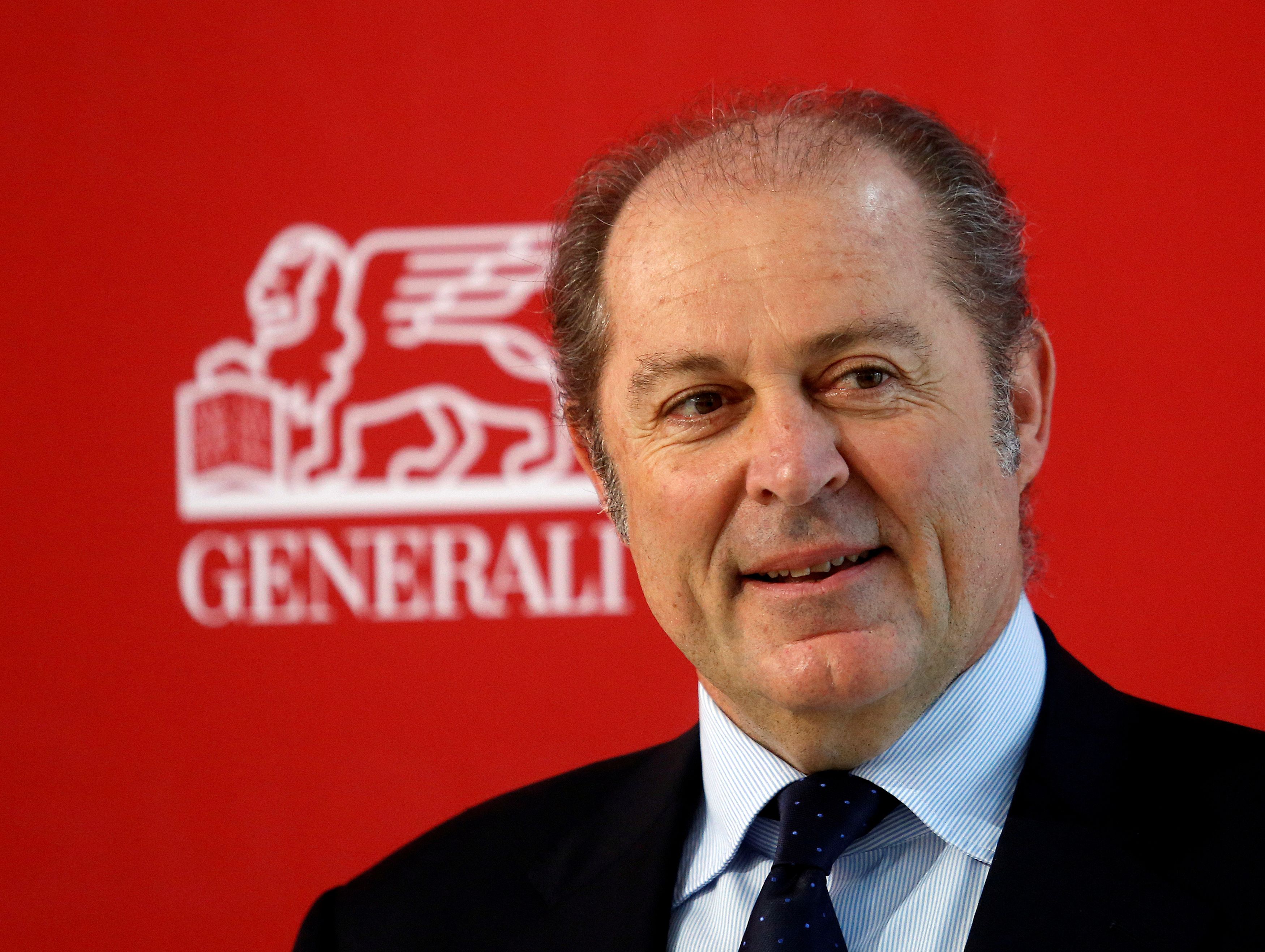 Philippe Donnet, CEO of the Italian insurance company Generali, is seen before shareholders meeting in Trieste