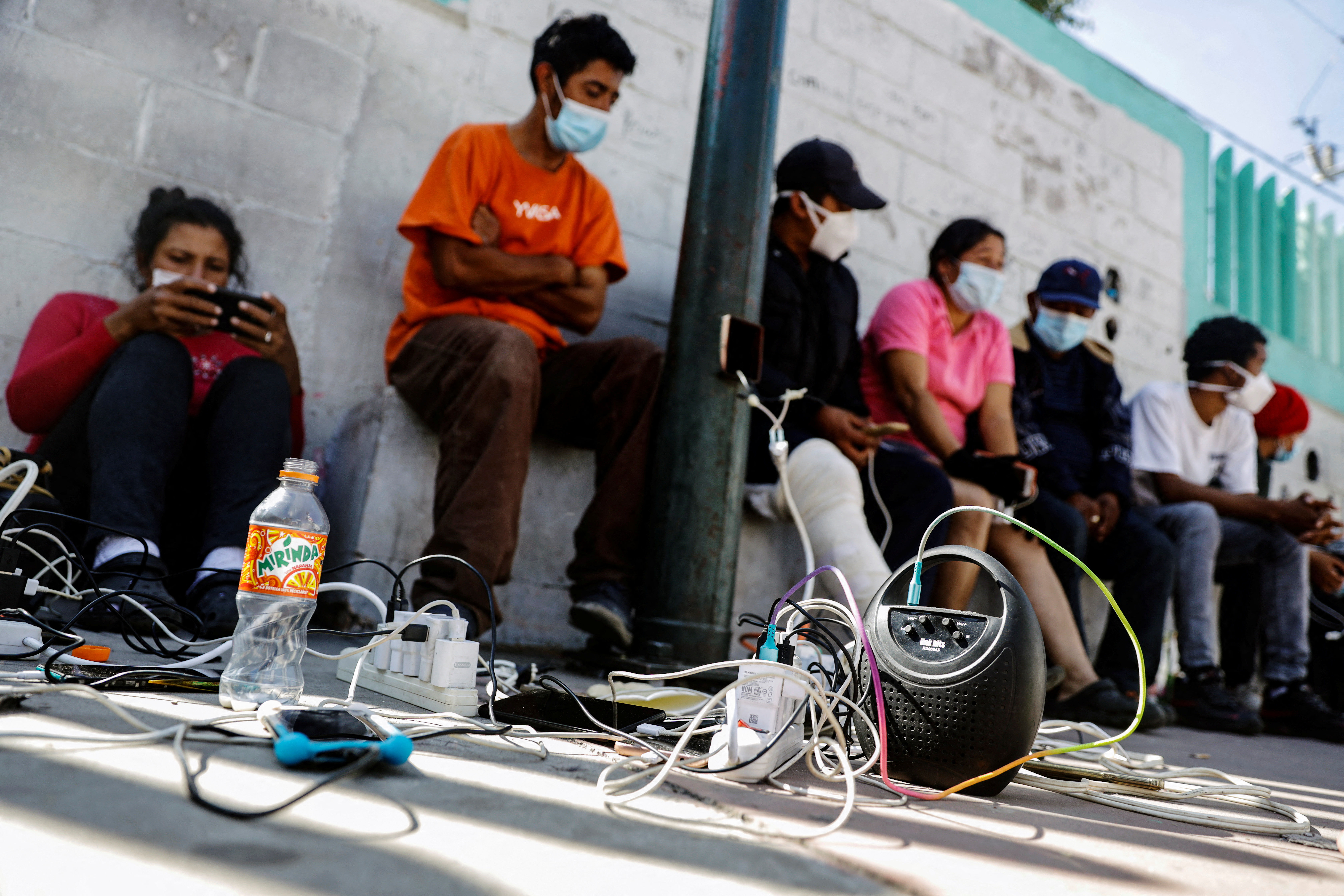 Migrant caravan arrive in Mexico City