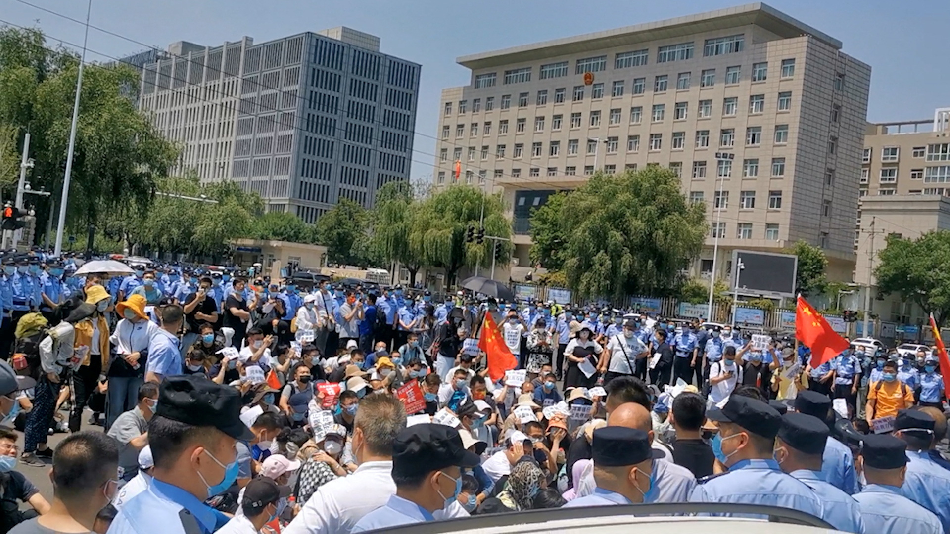 Protest in Zhengzhou