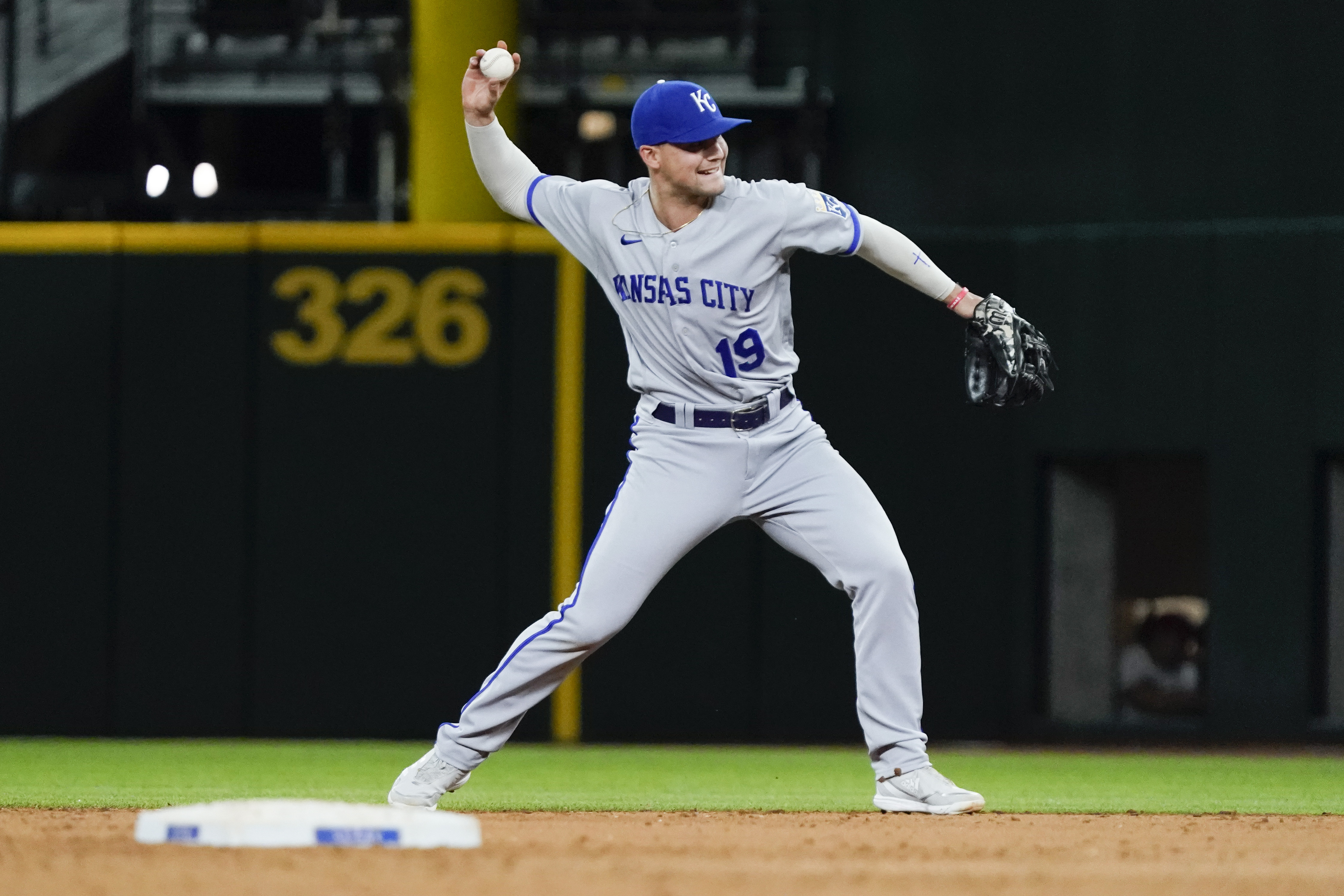 Andrew Heaney ties AL strikeout mark as Rangers rout Royals