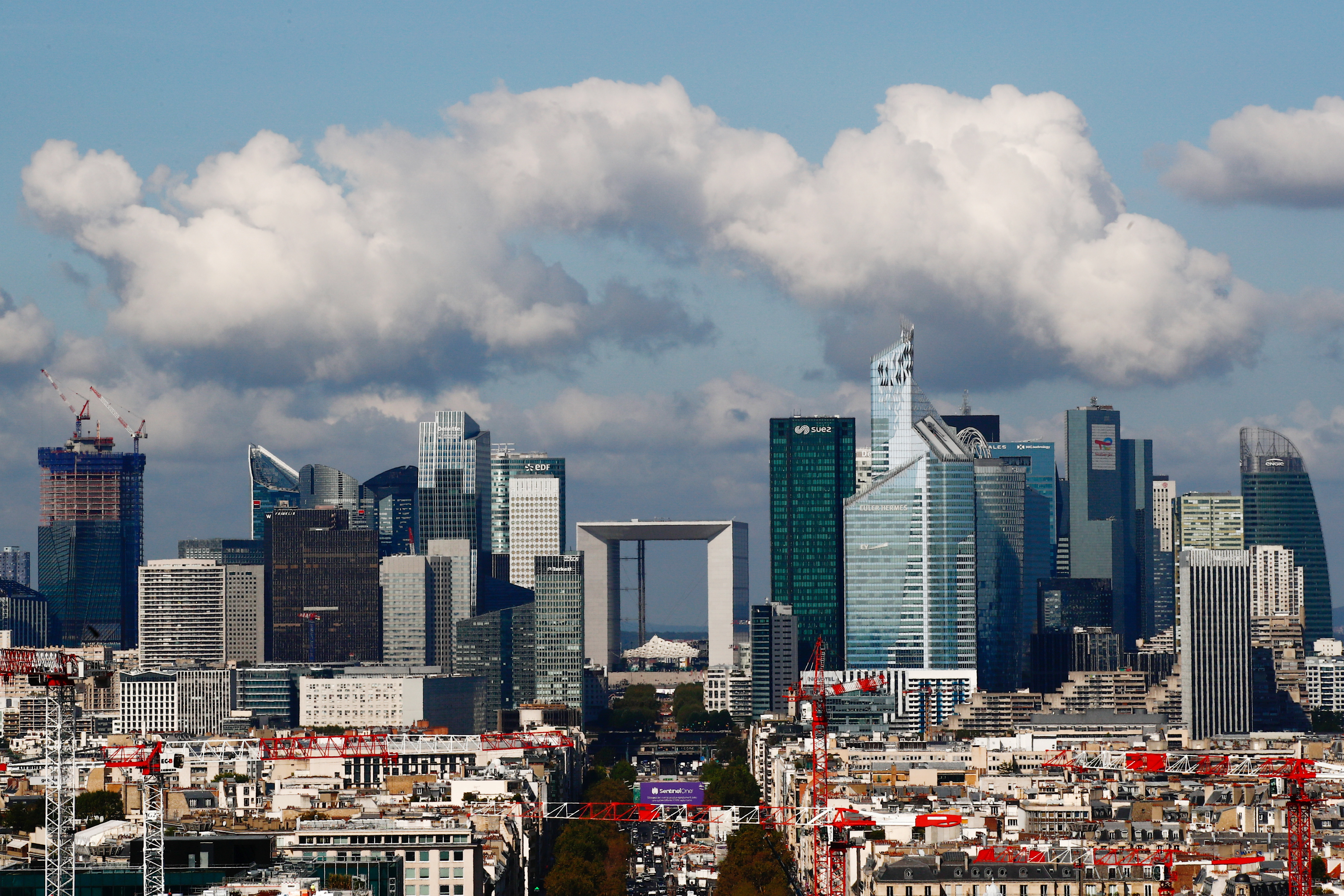 The financial and business district of La Defense