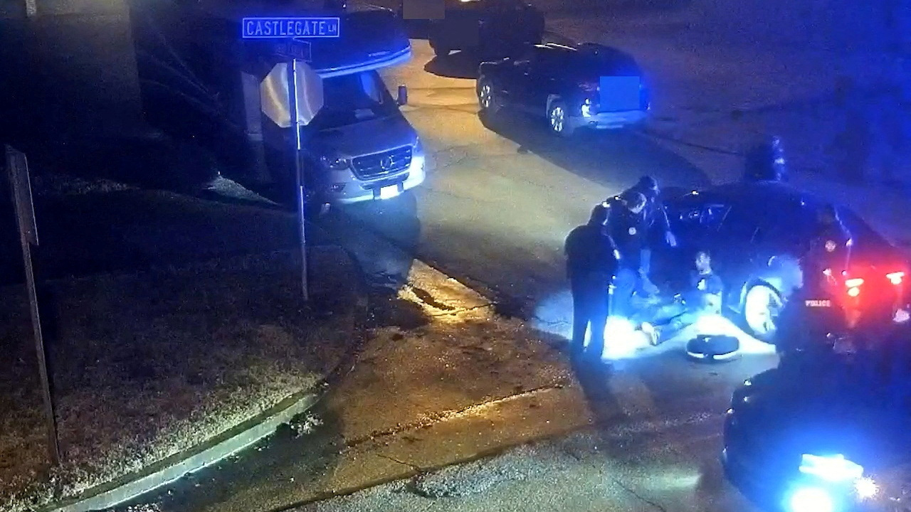 Video released by Memphis Police Department shows Memphis police officers beating motorist Tyre Nichols