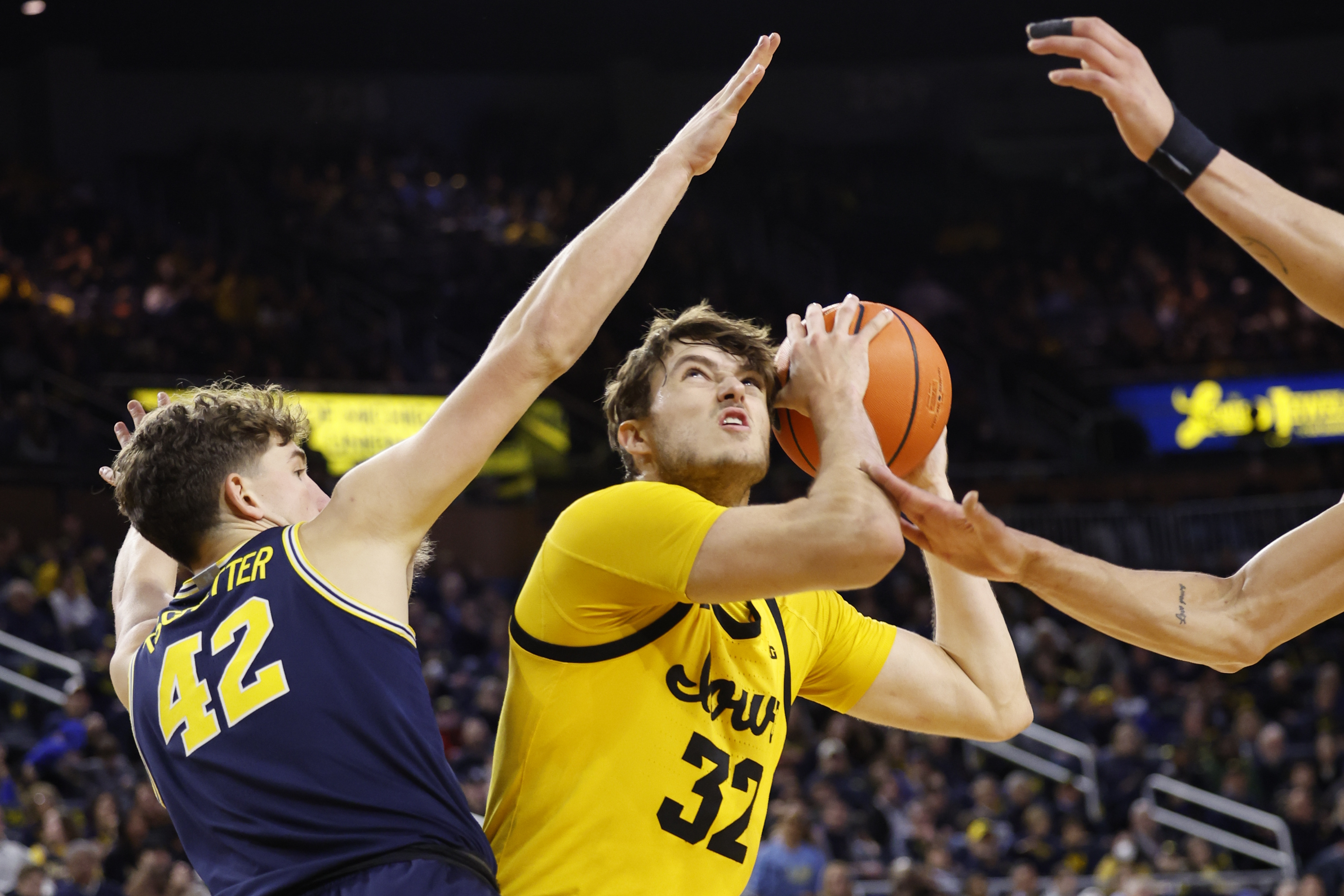Payton Sandfort powers Iowa past Michigan Reuters