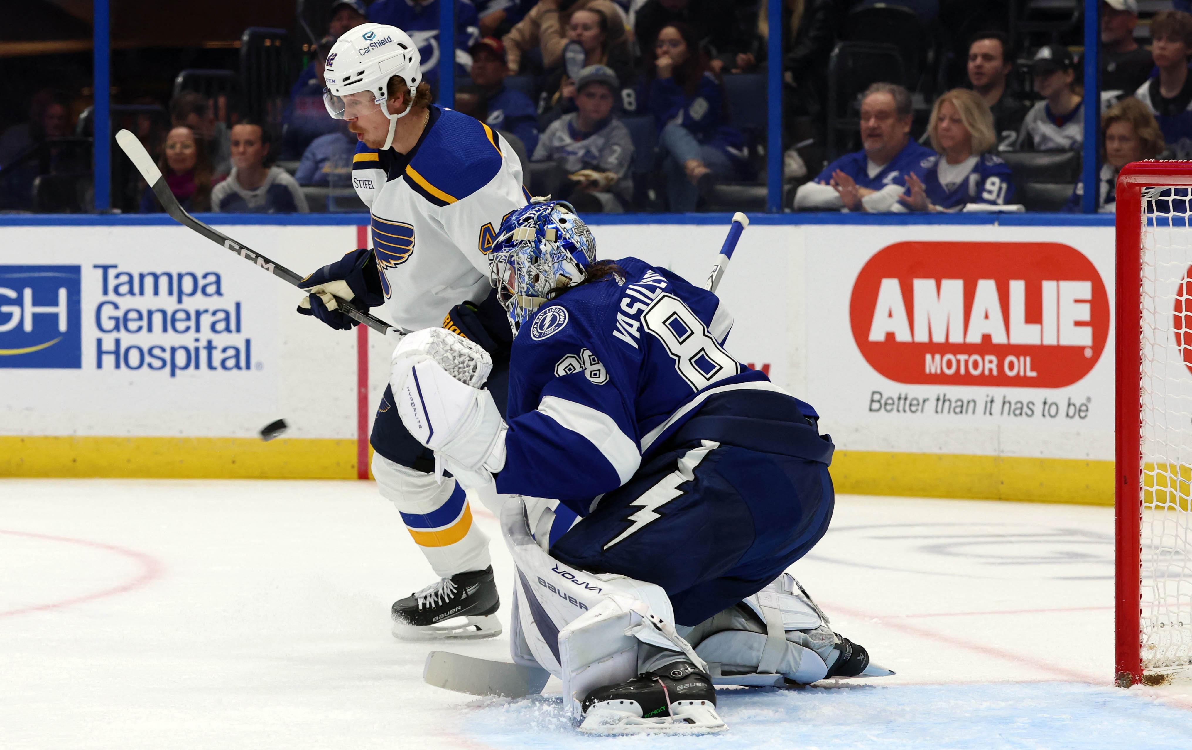 Nikita Kucherov Tallies Twice As Lightning Rout Blues | Reuters