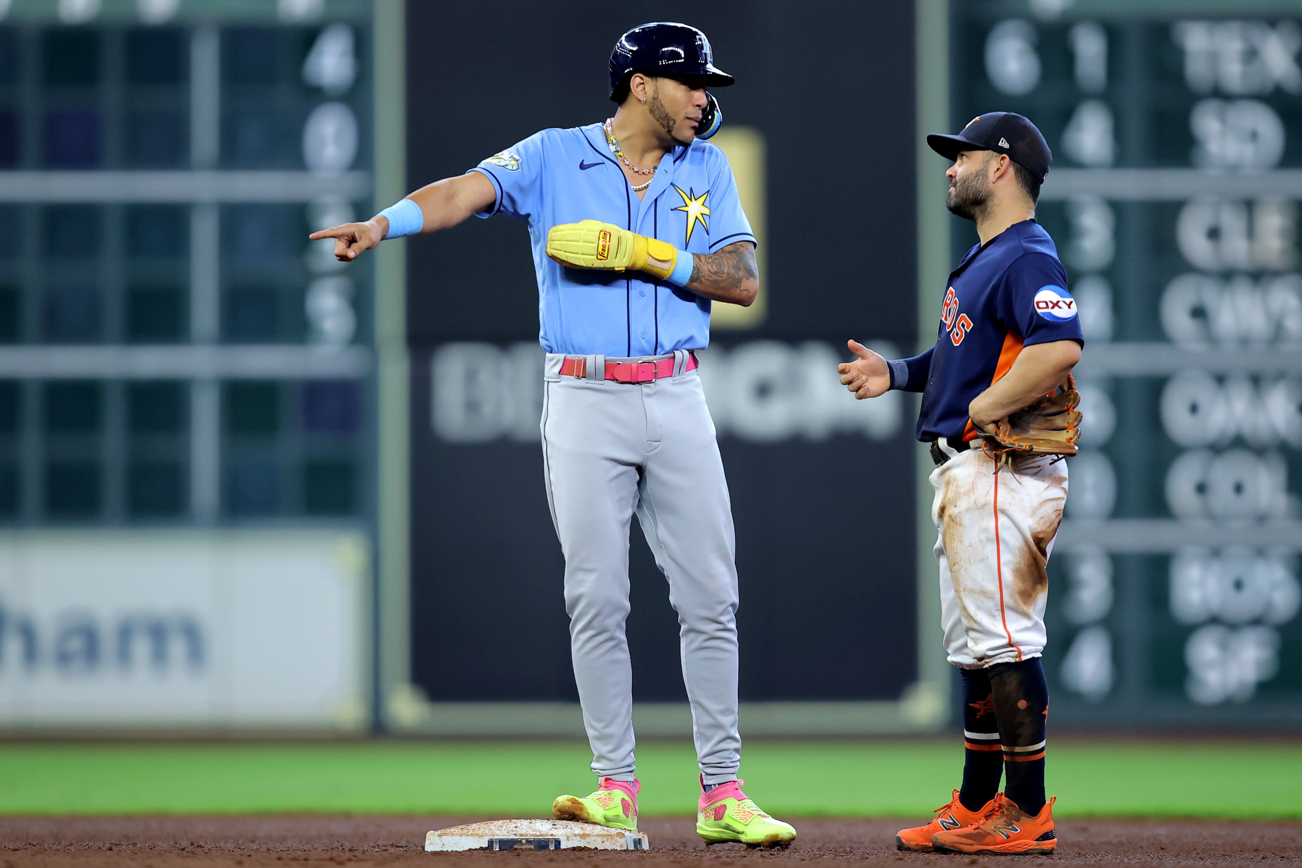 Game Used Devil Rays Jersey: Brandon Lowe - July 30, 2022 v CLE