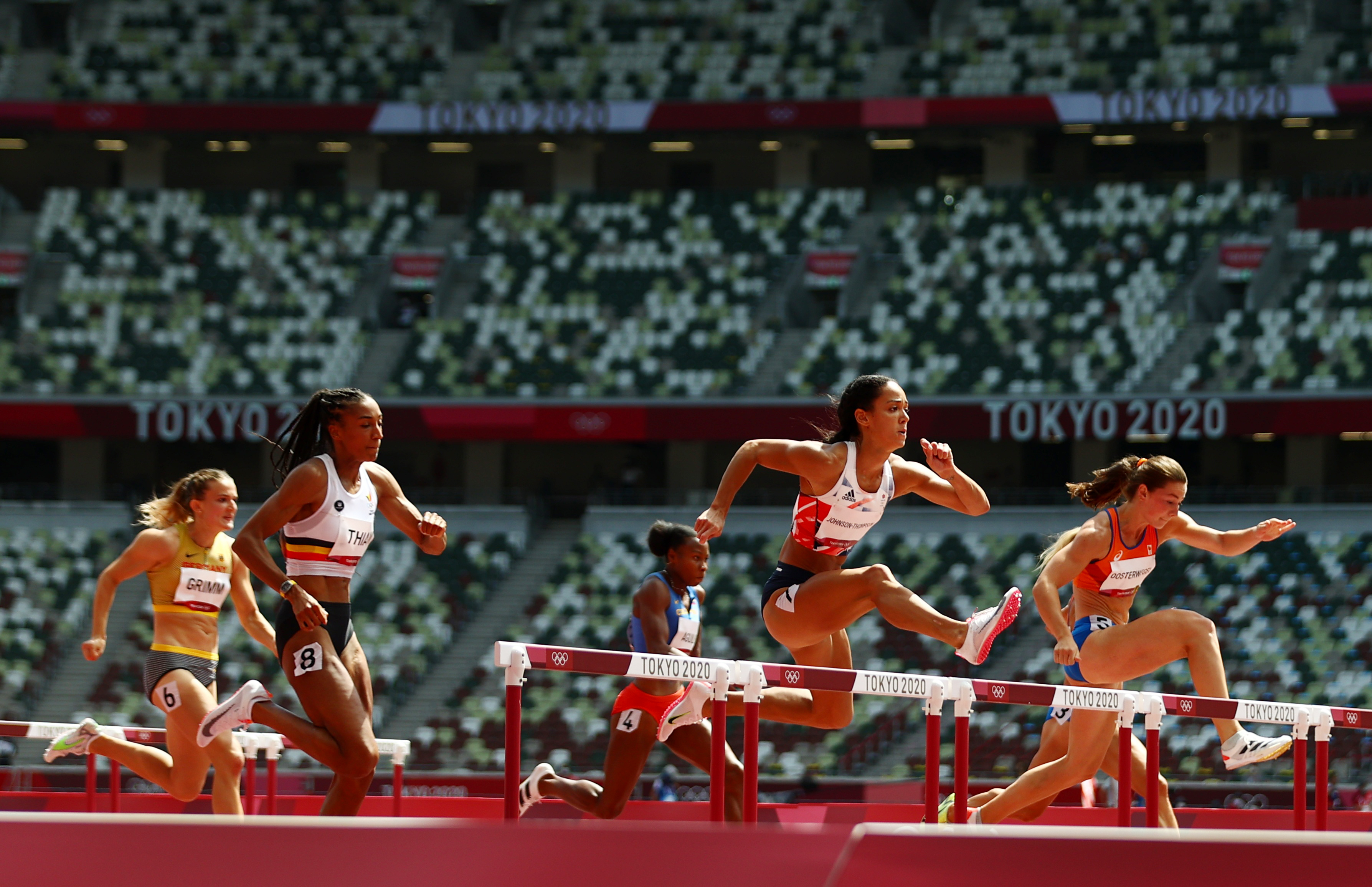 Athletics - Women's 100m Hurdles - Heptathlon 100m Hurdles