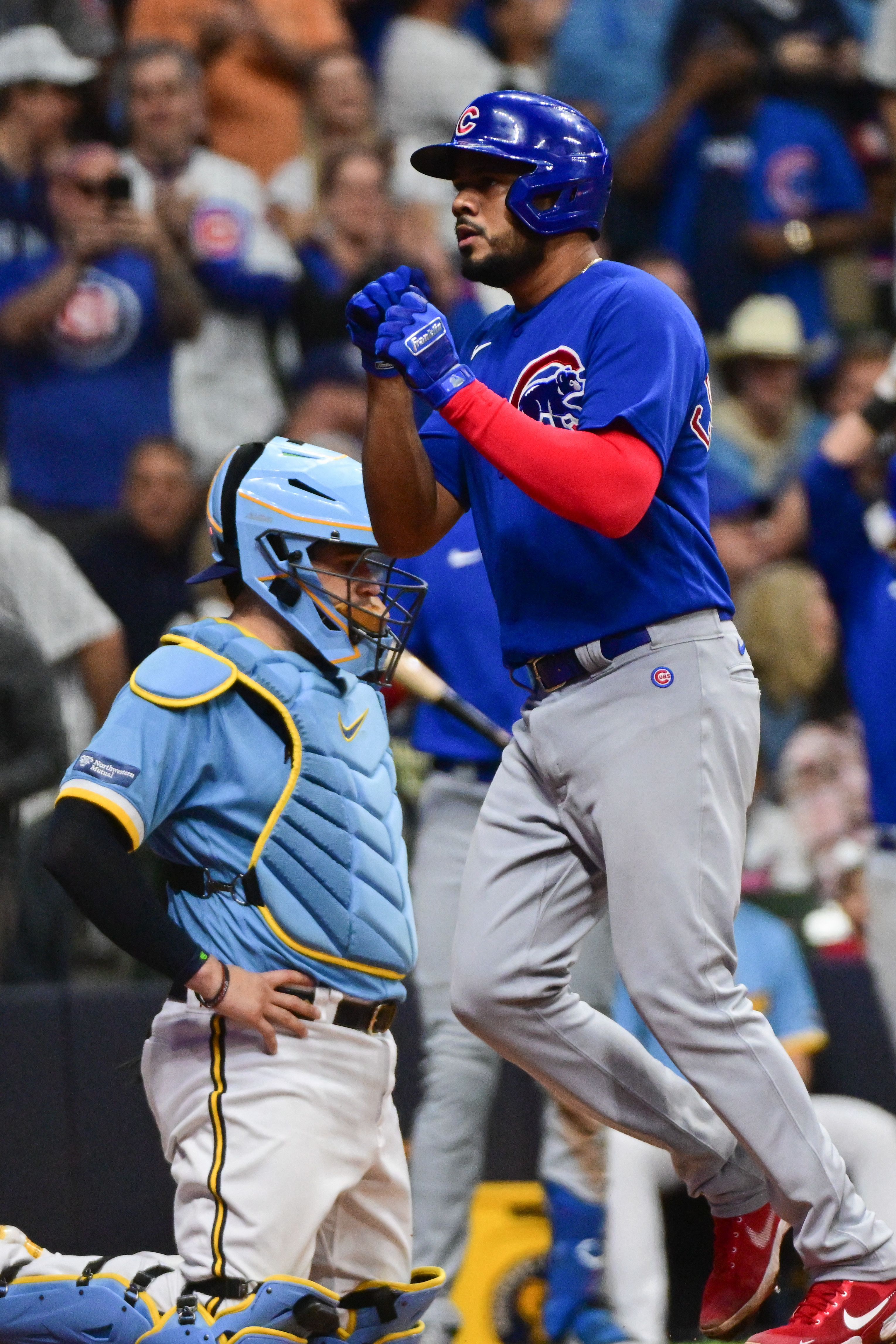 Cubs' postseason hopes take hit in 10-inning loss to Brewers