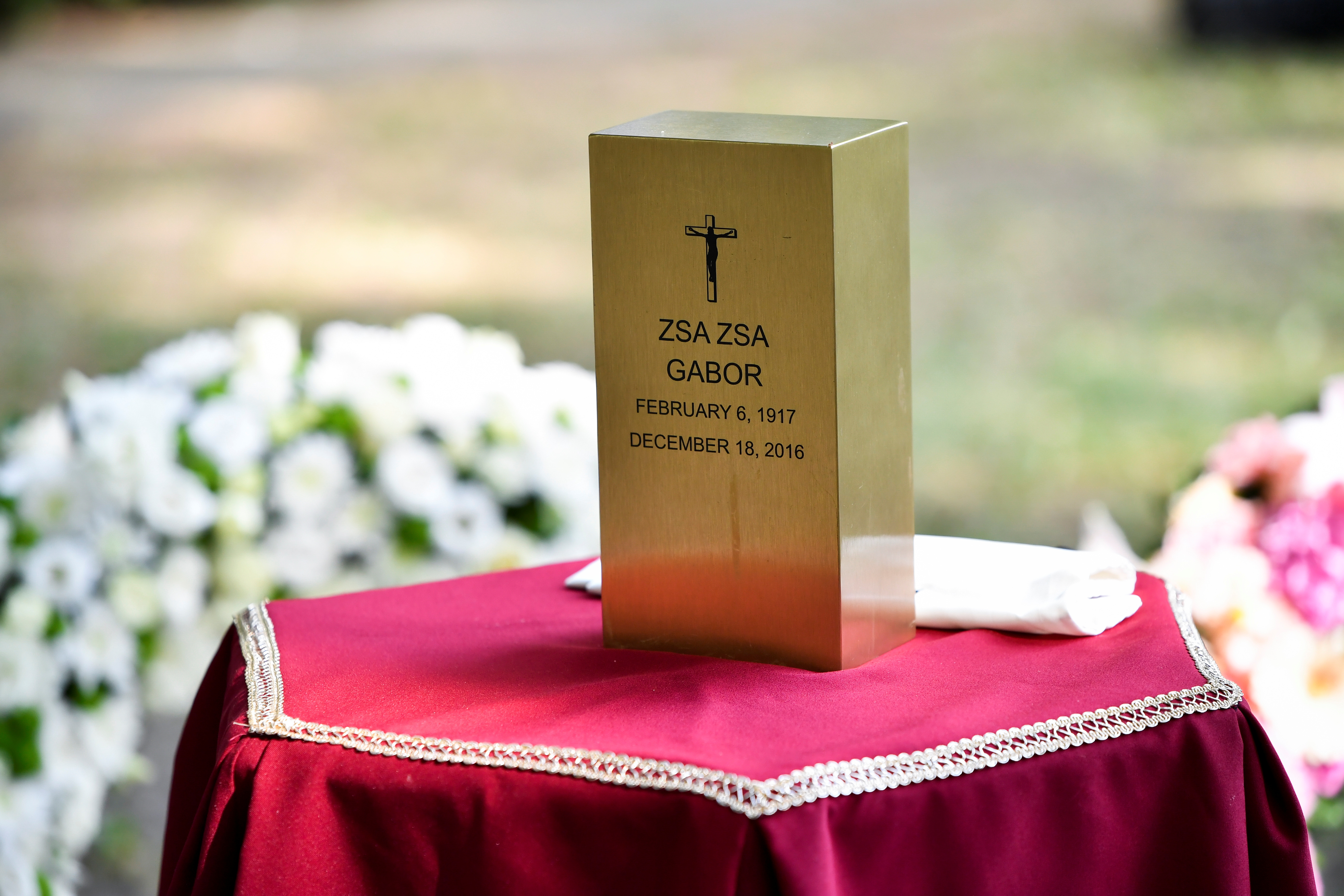 Hungarian-born actress Zsa Zsa Gabor is laid to rest in Budapest
