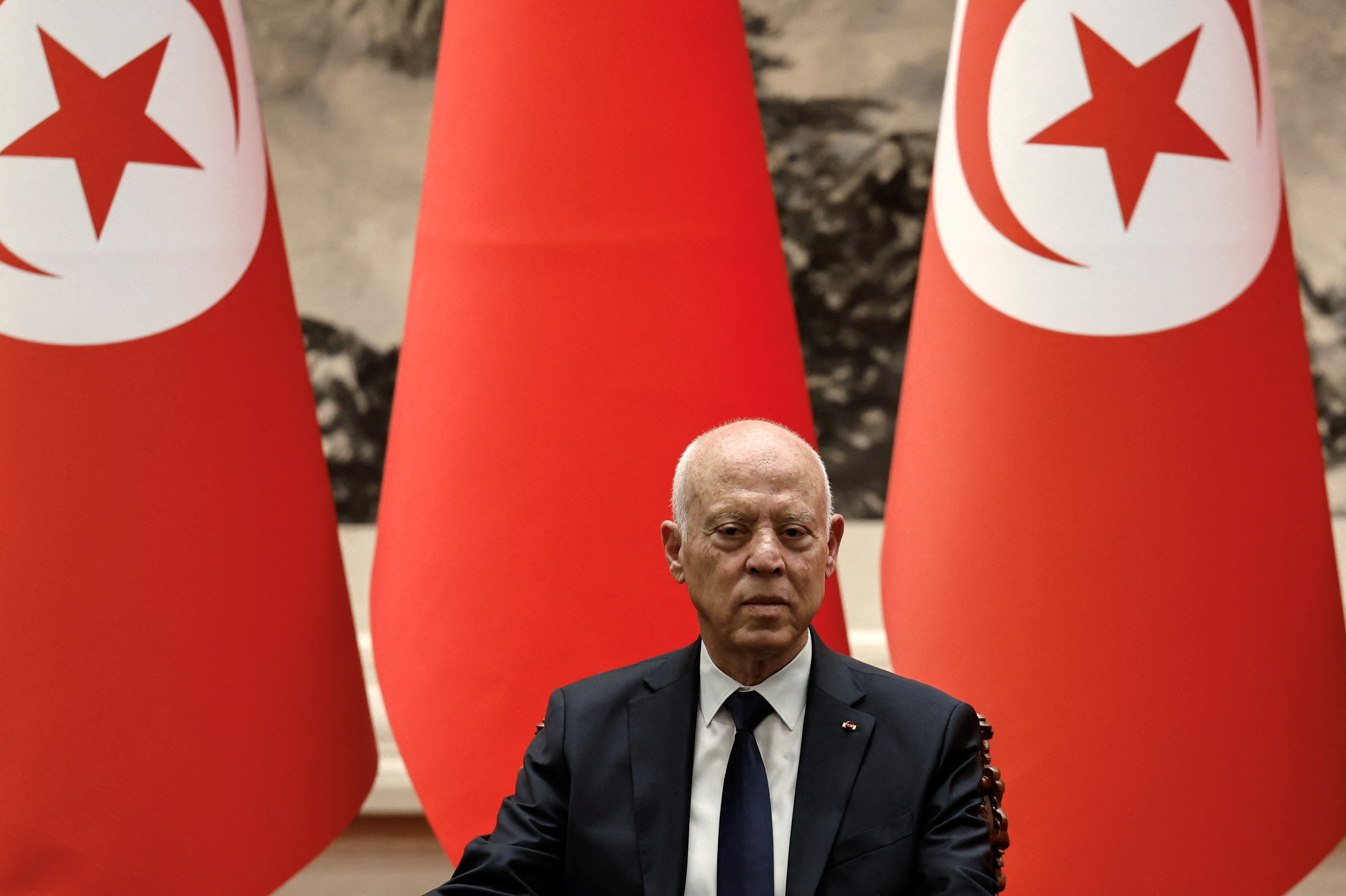 Tunisian President Kais Saied visits China