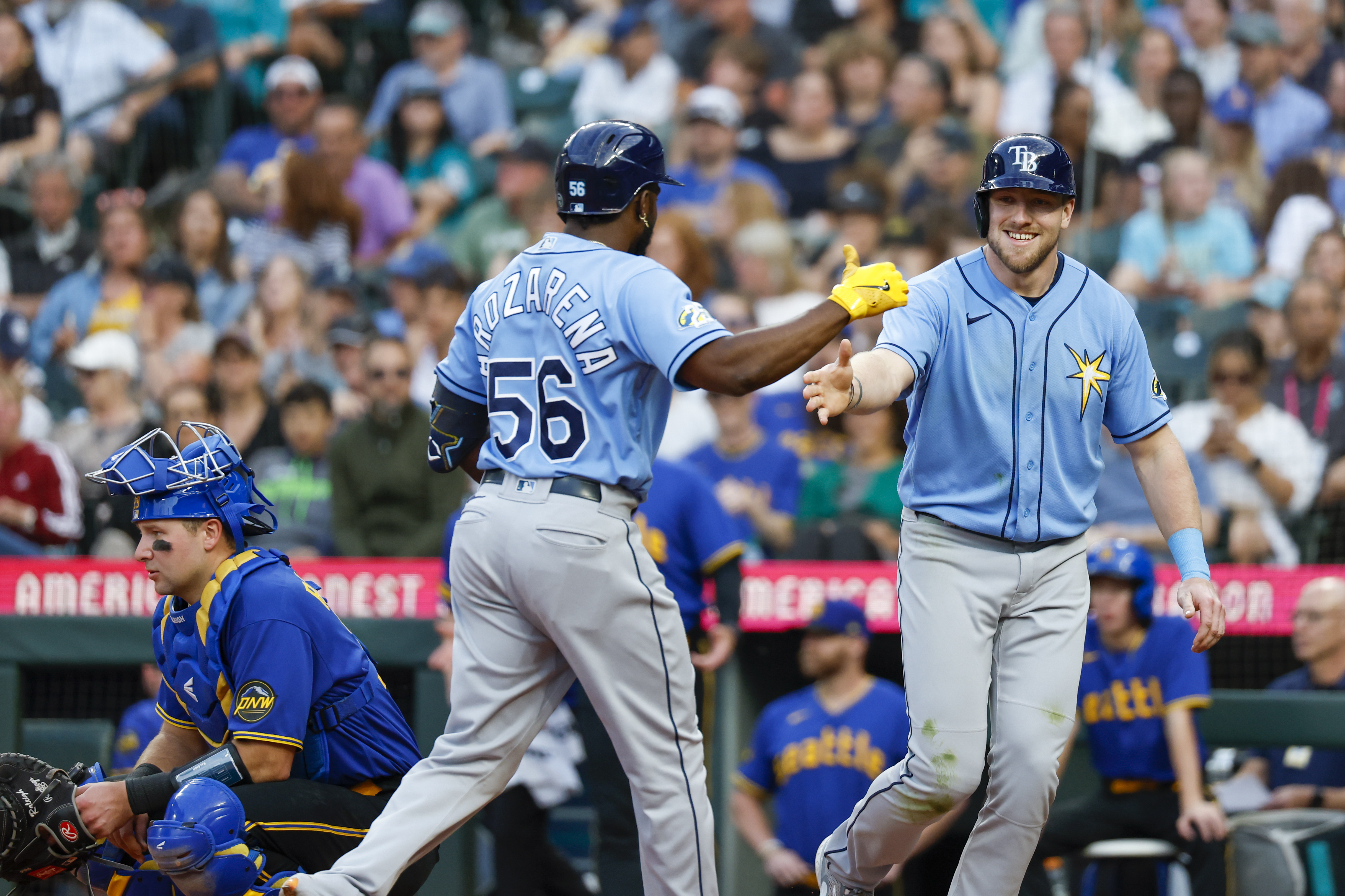 Rays score 15 unanswered runs to rally for 15-4 win over sinking