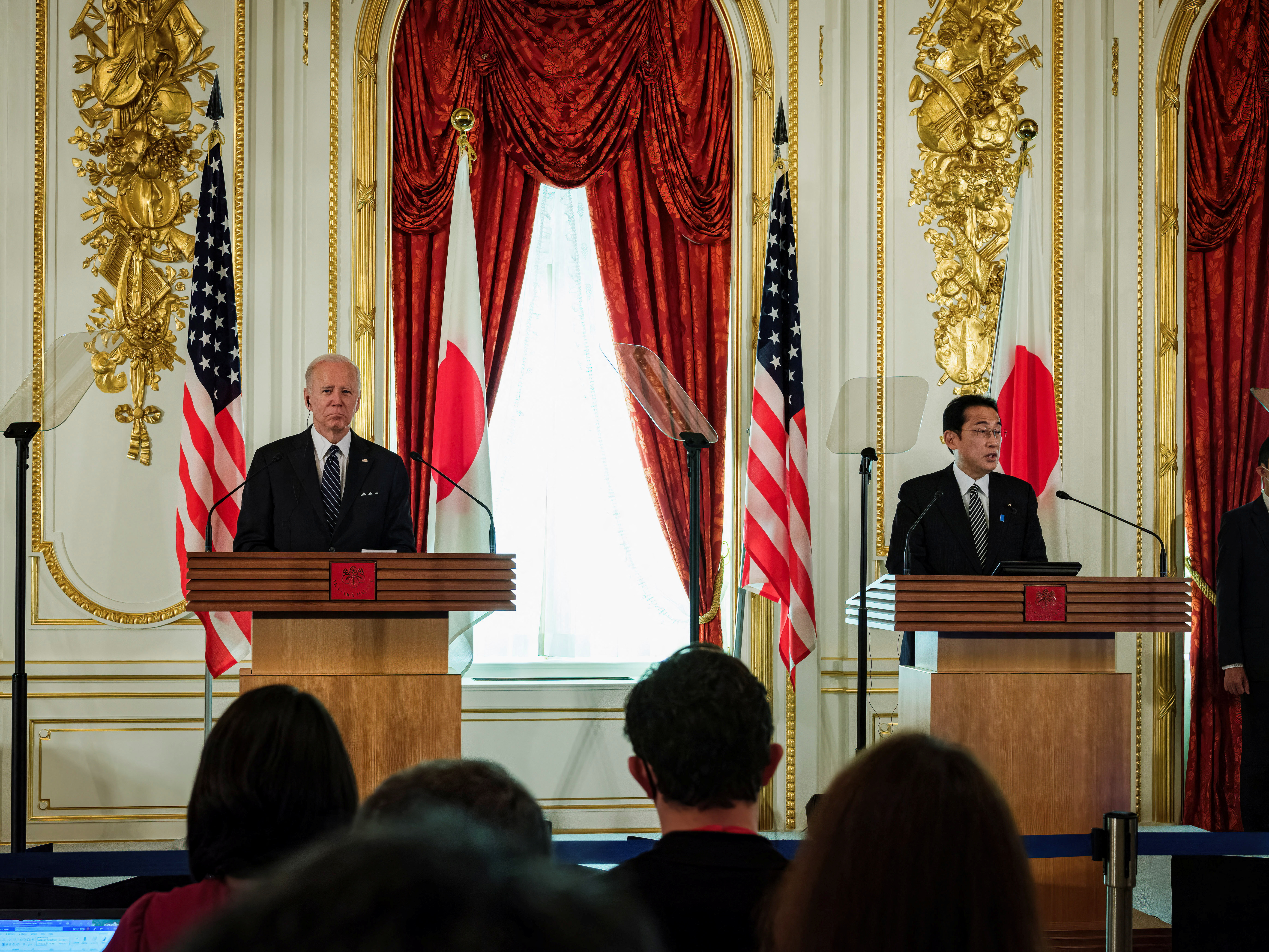 U.S. President and Japan Prime Minister press conference, in Tokyo