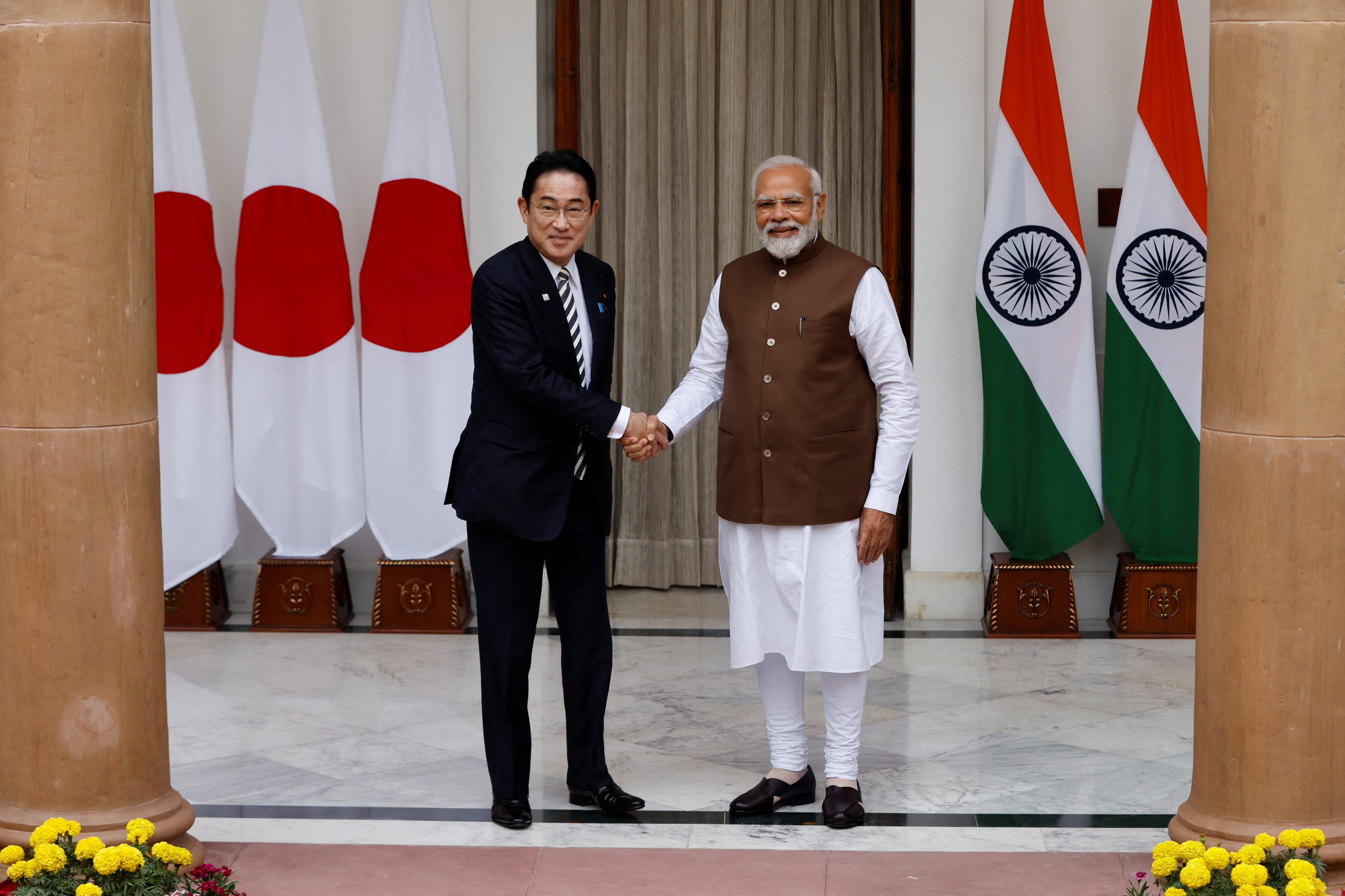 Japan Prime Minister Fumio Kishida visits India