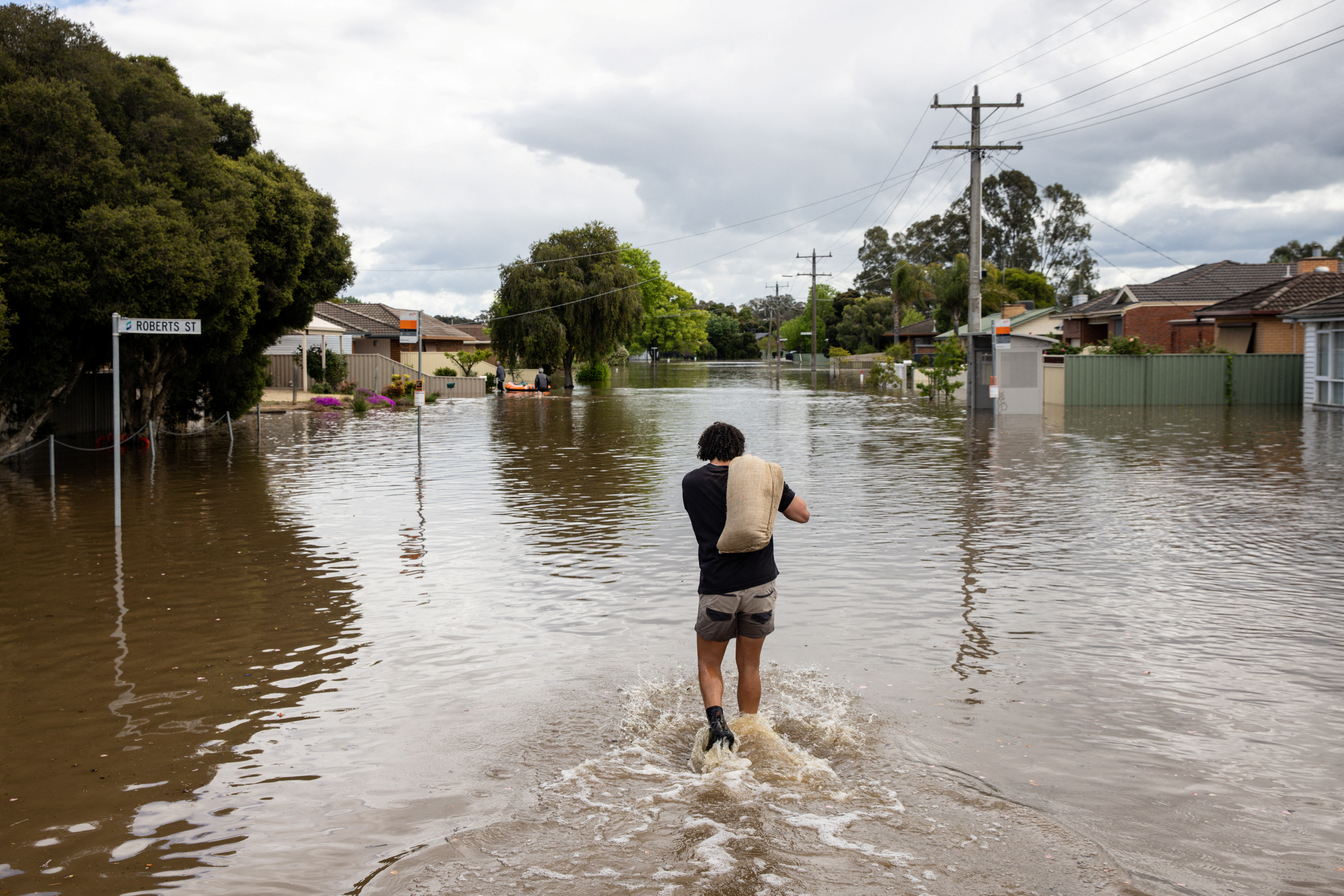 Floodwaters affect Australia's southeast