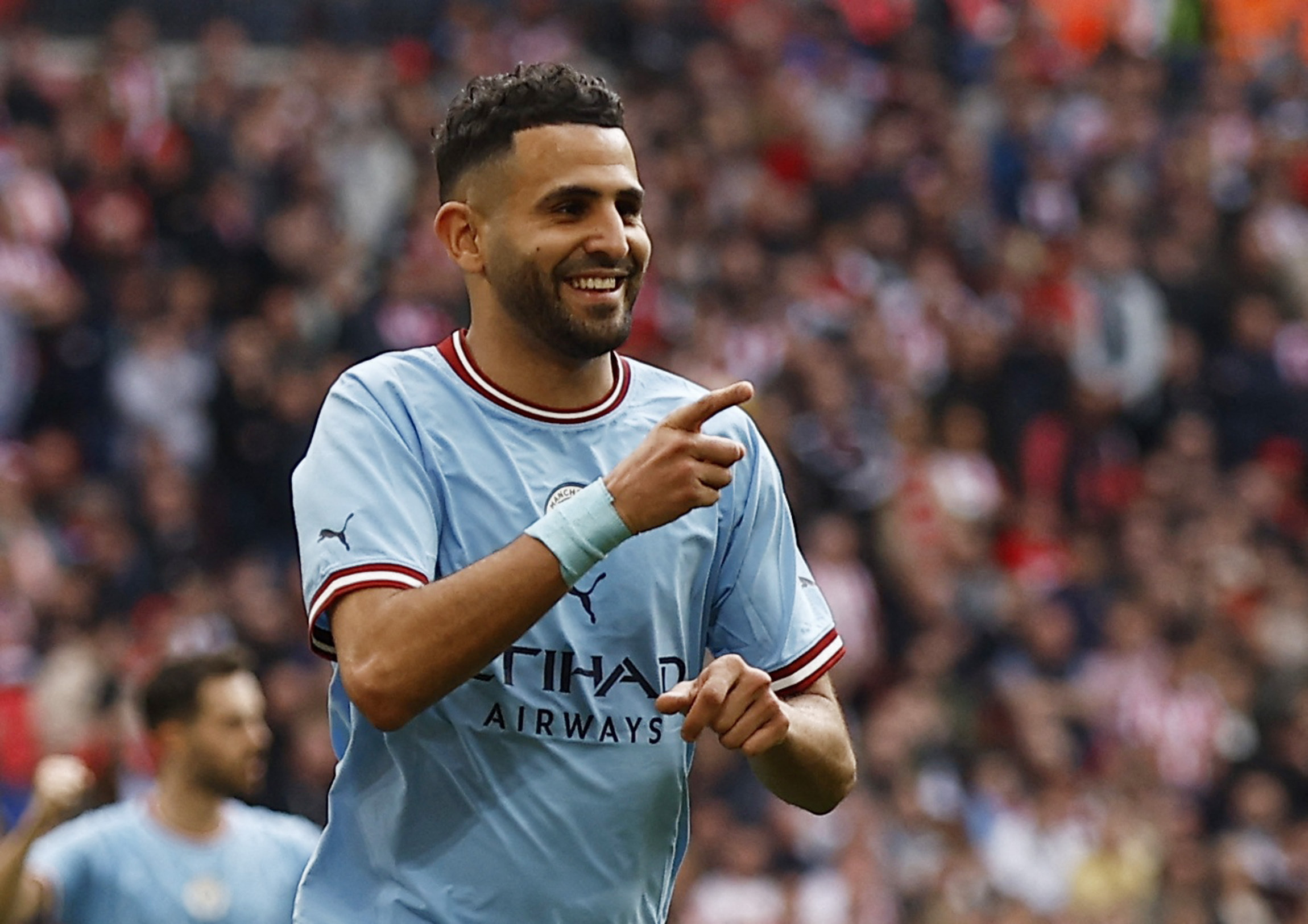 Soccer Mahrez hopes hat-trick will keep him at forefront of Guardiola's  plans
