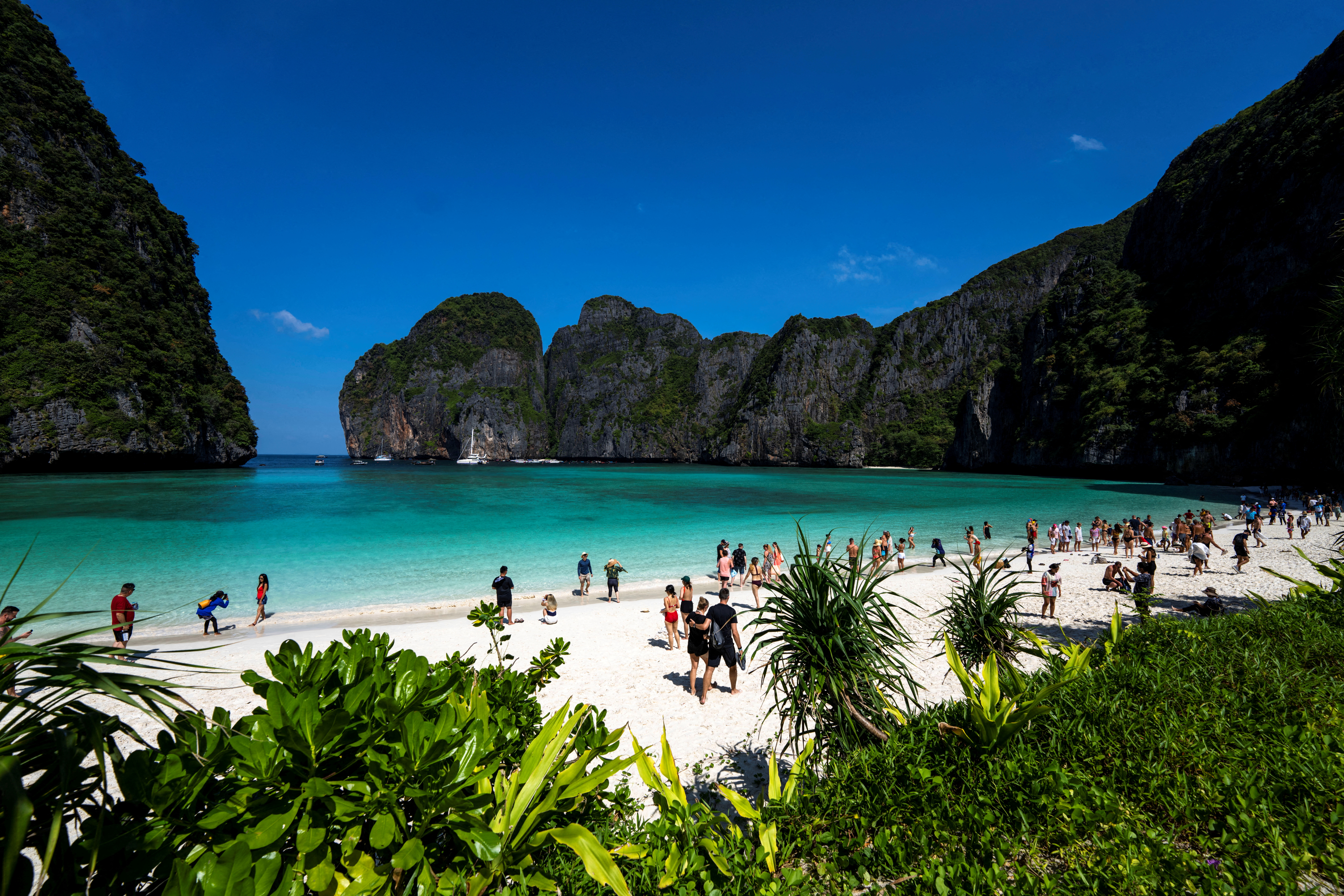 Thailand reopens Maya Bay beach after closing it for more than three years