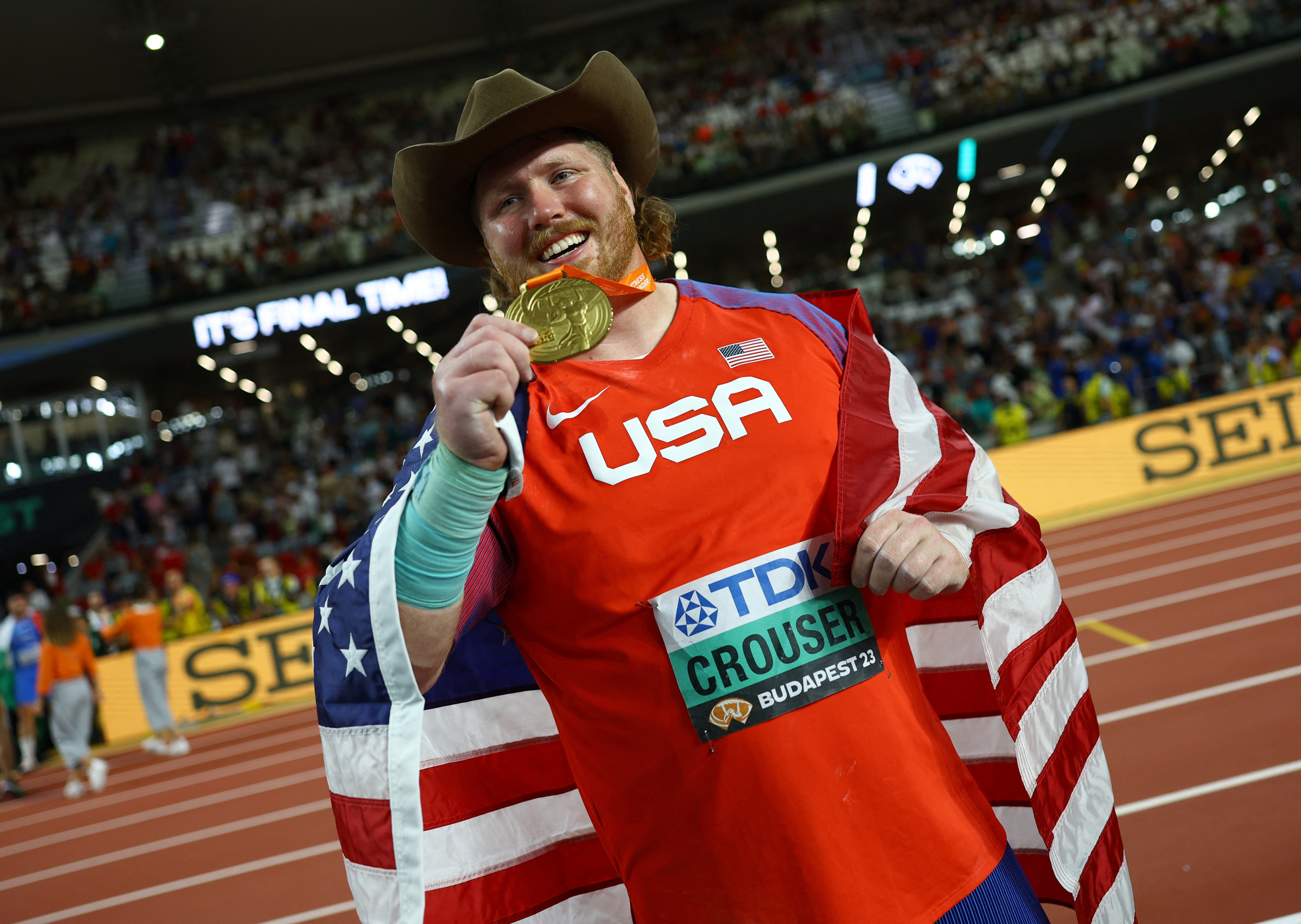 World Athletics Championships 2023: Ryan Crouser wins men's shot put world  title at track and field worlds