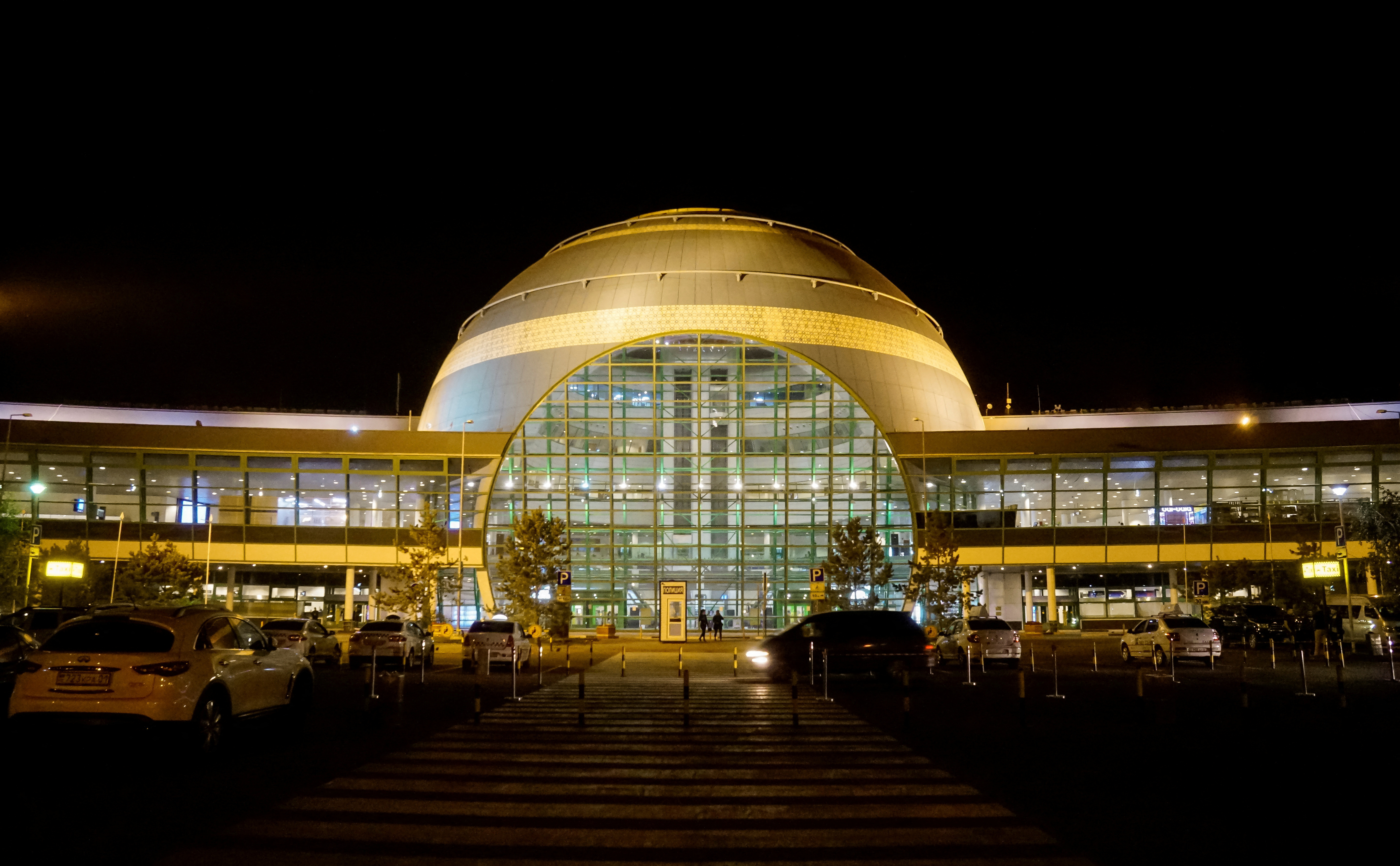 A general view of the Astana International airport, Kazakhstan