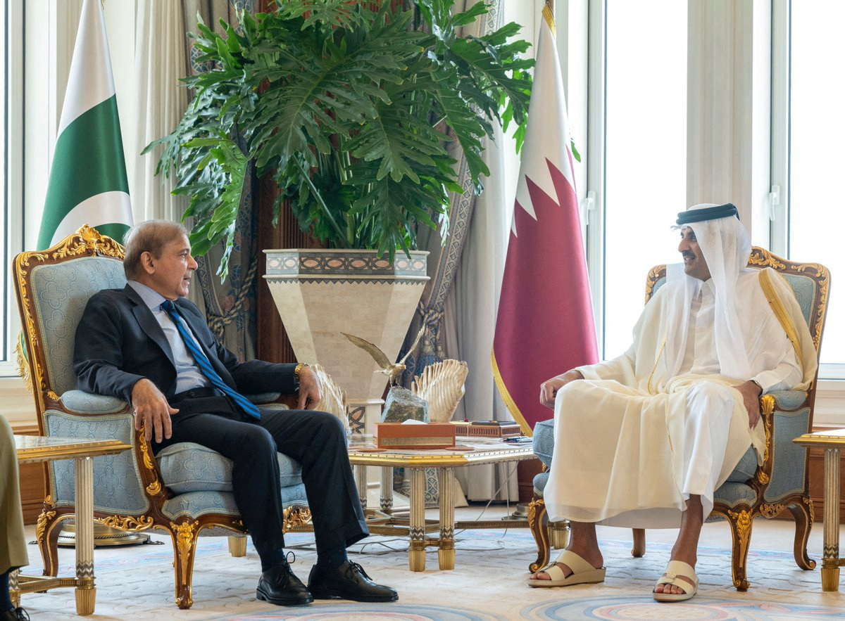 Pakistani Prime Minister Shehbaz Sharif visits Qatar