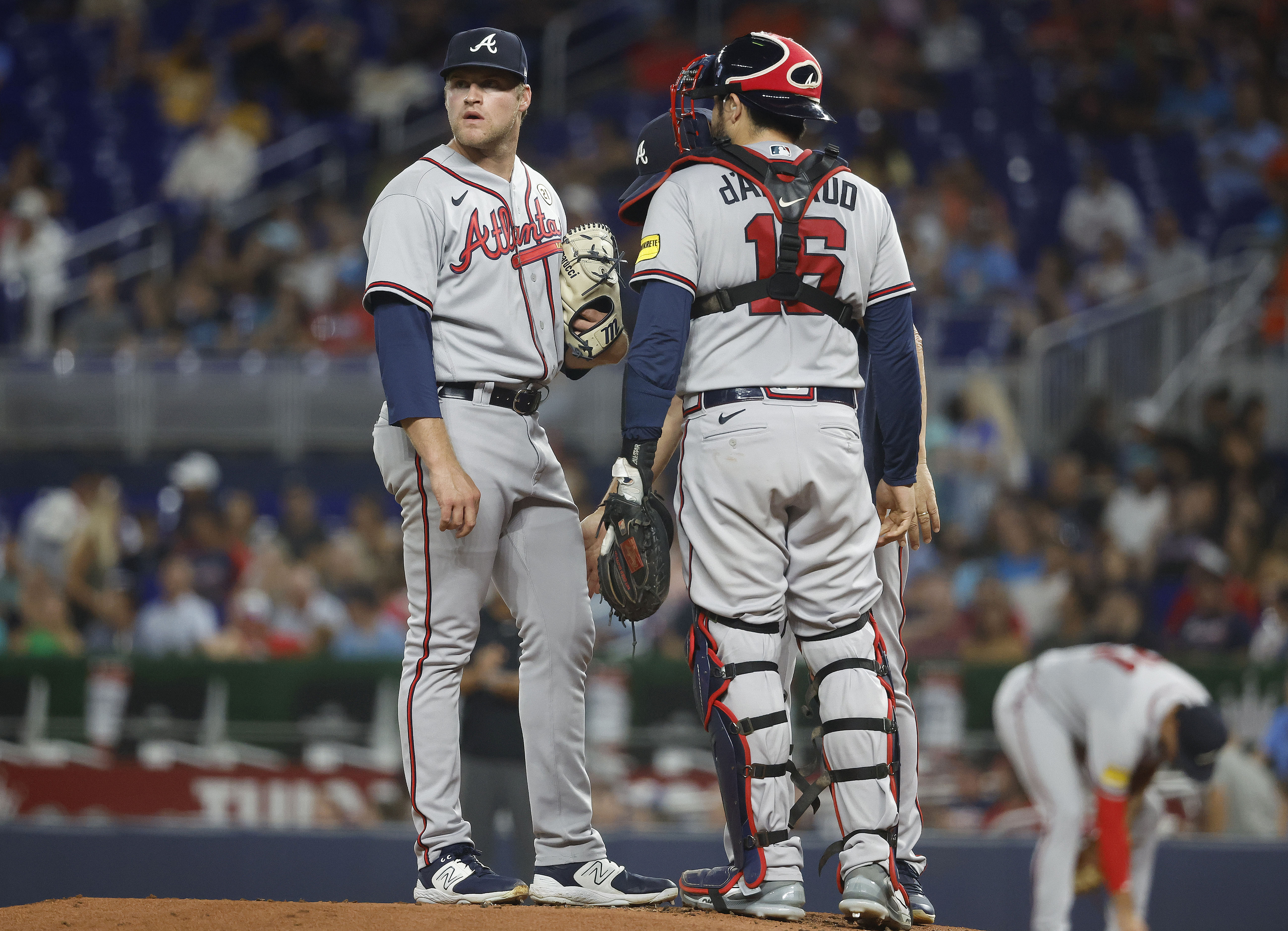 Stallings hits go-ahead double, Arraez homers twice in Marlins' 9-6 win  over Braves - The Augusta Press