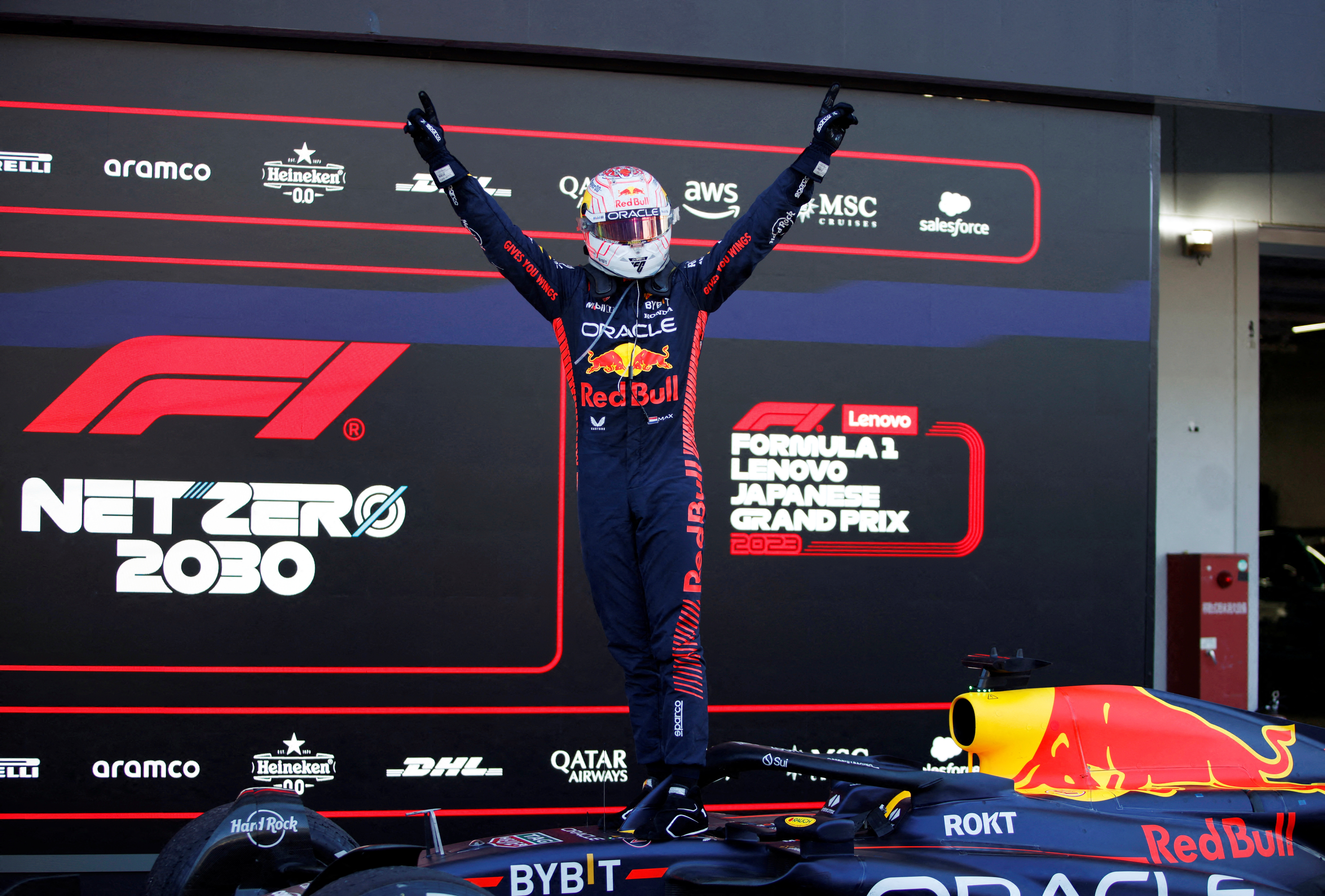Verstappen to continue Red Bull's title celebrations