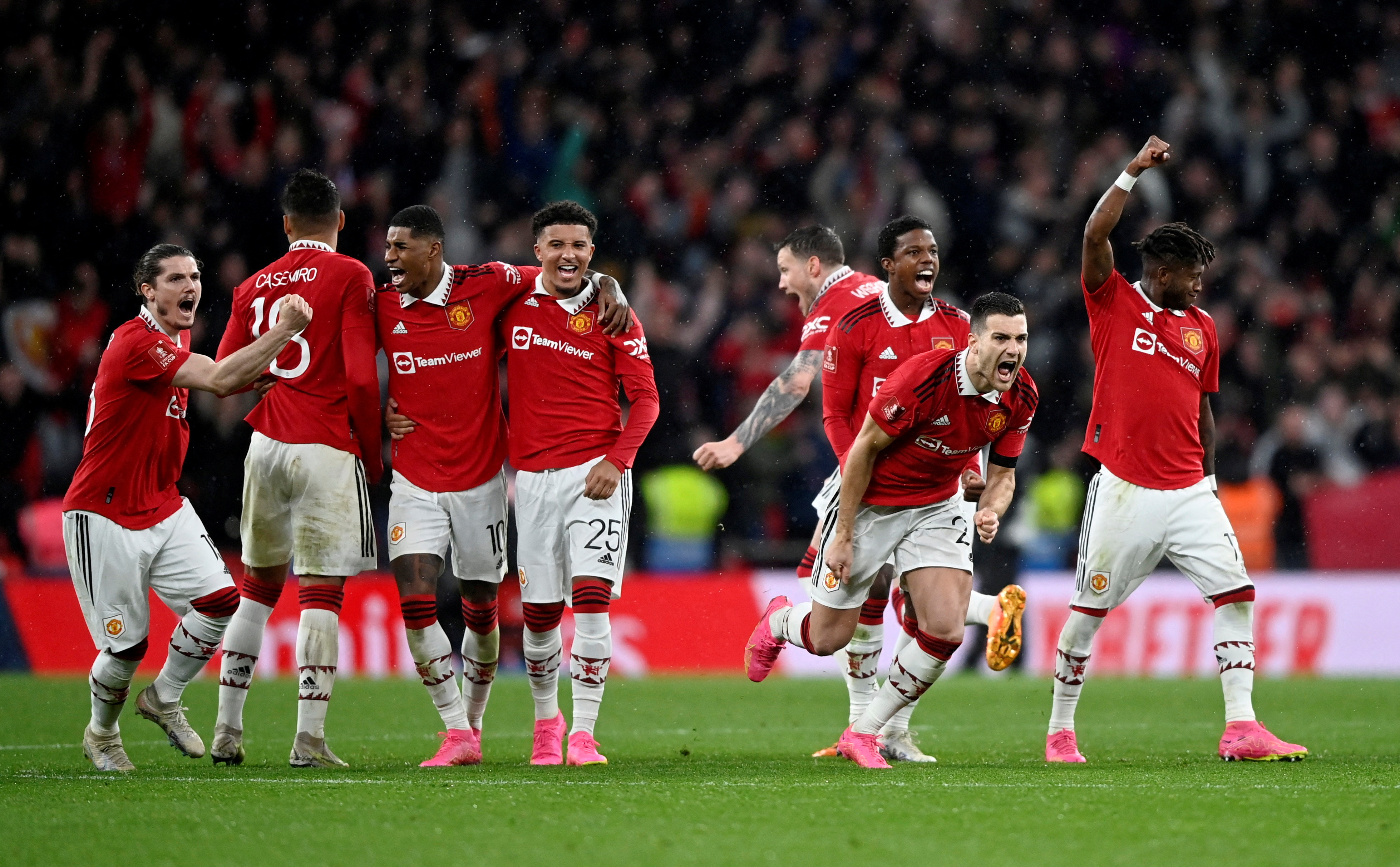 Man Utd reach FA Cup final after shootout victory over Brighton Reuters