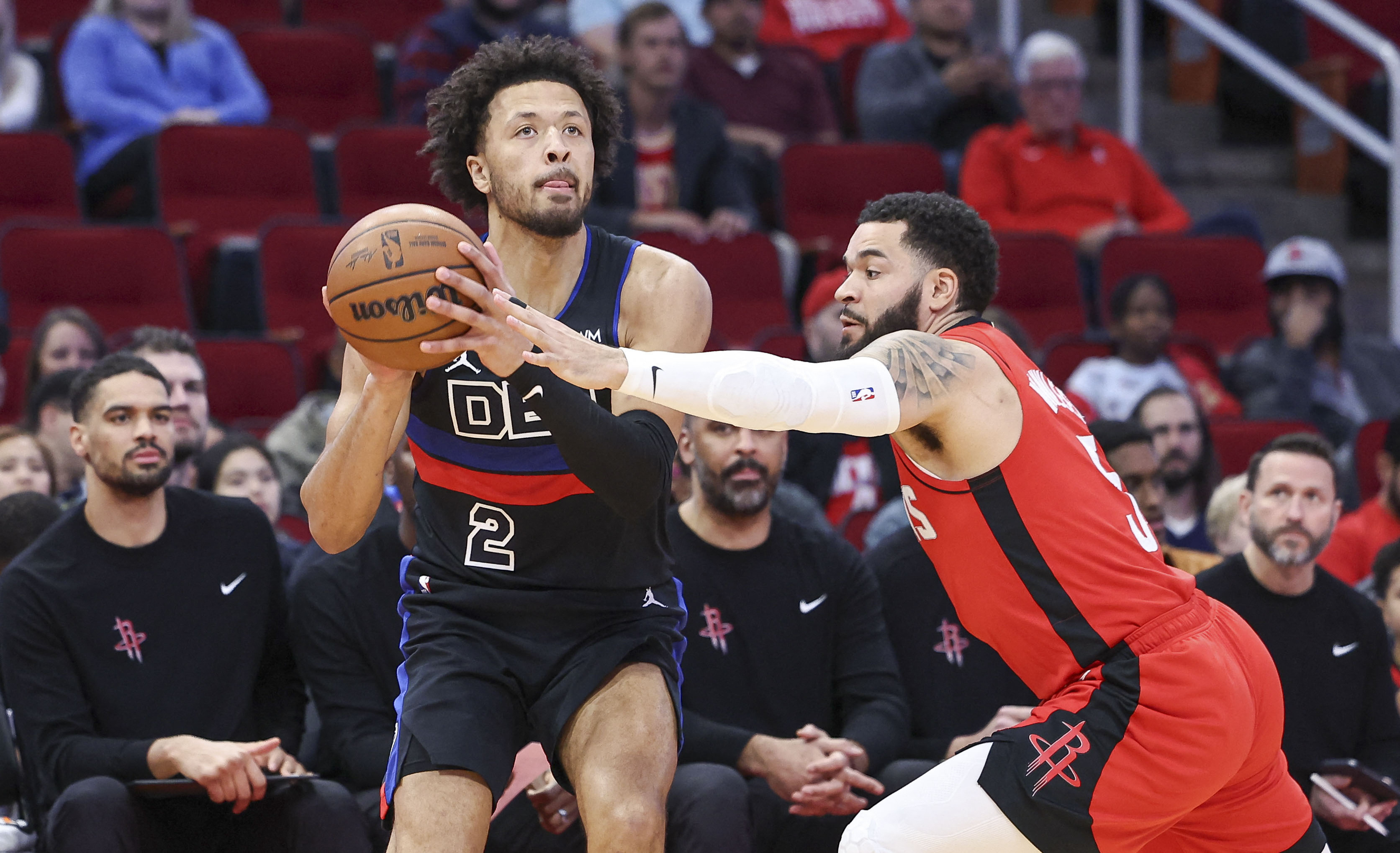 Pistons start strong but Rockets' offense takes over for win | Reuters