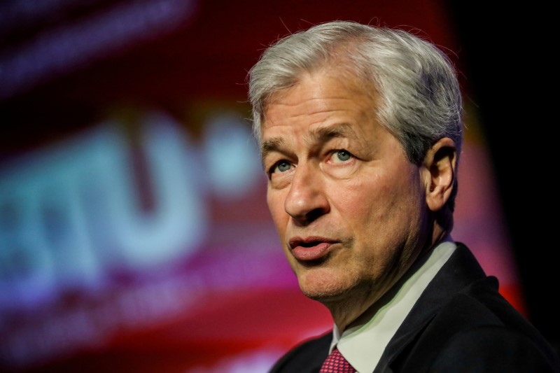 JPMorgan Chase CEO Jamie Dimon speaks at a conference in Washington