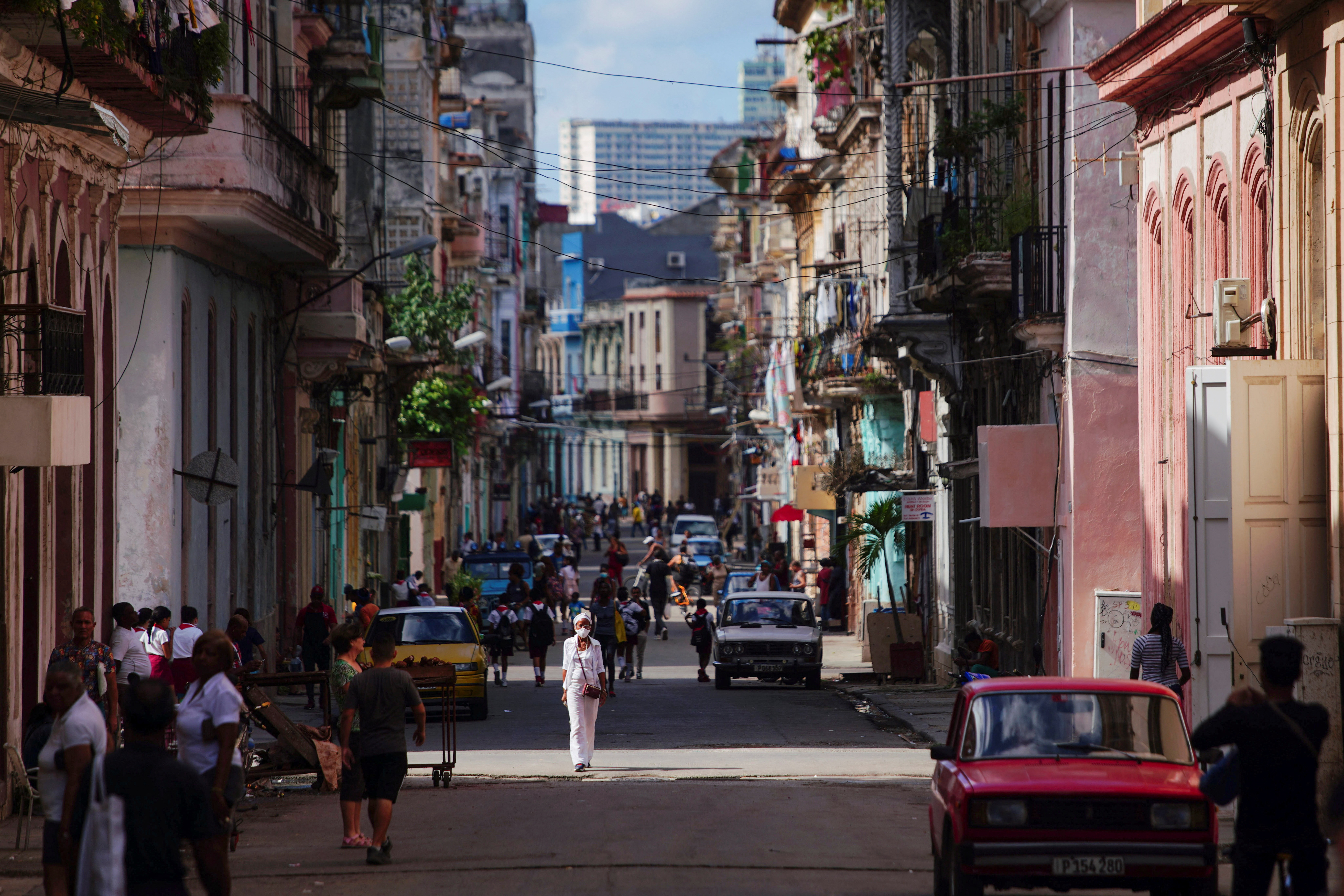 A street view in Havana