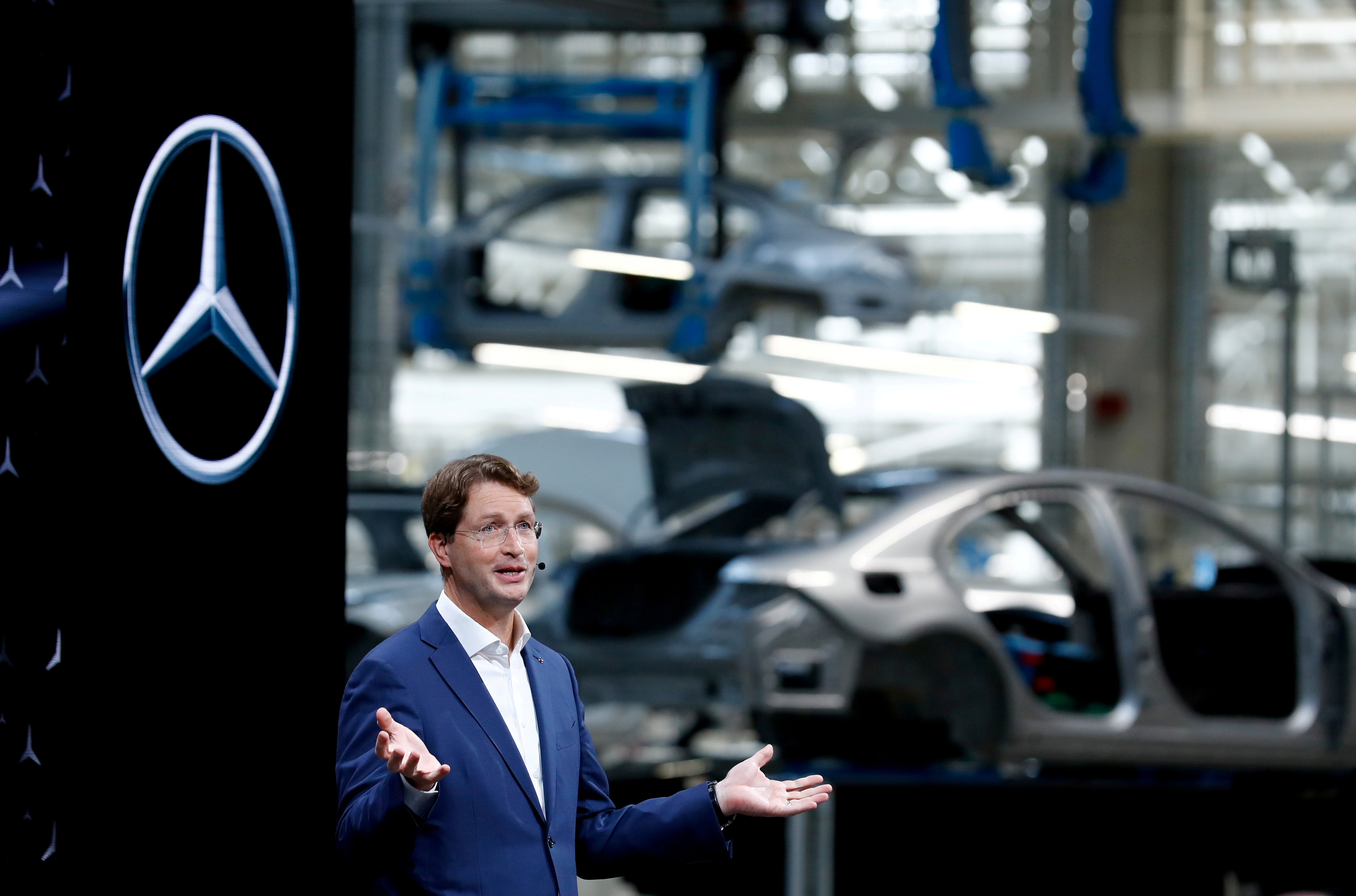 Daimler's Kaellenius attends Mercedes-Benz presentation near Stuttgart