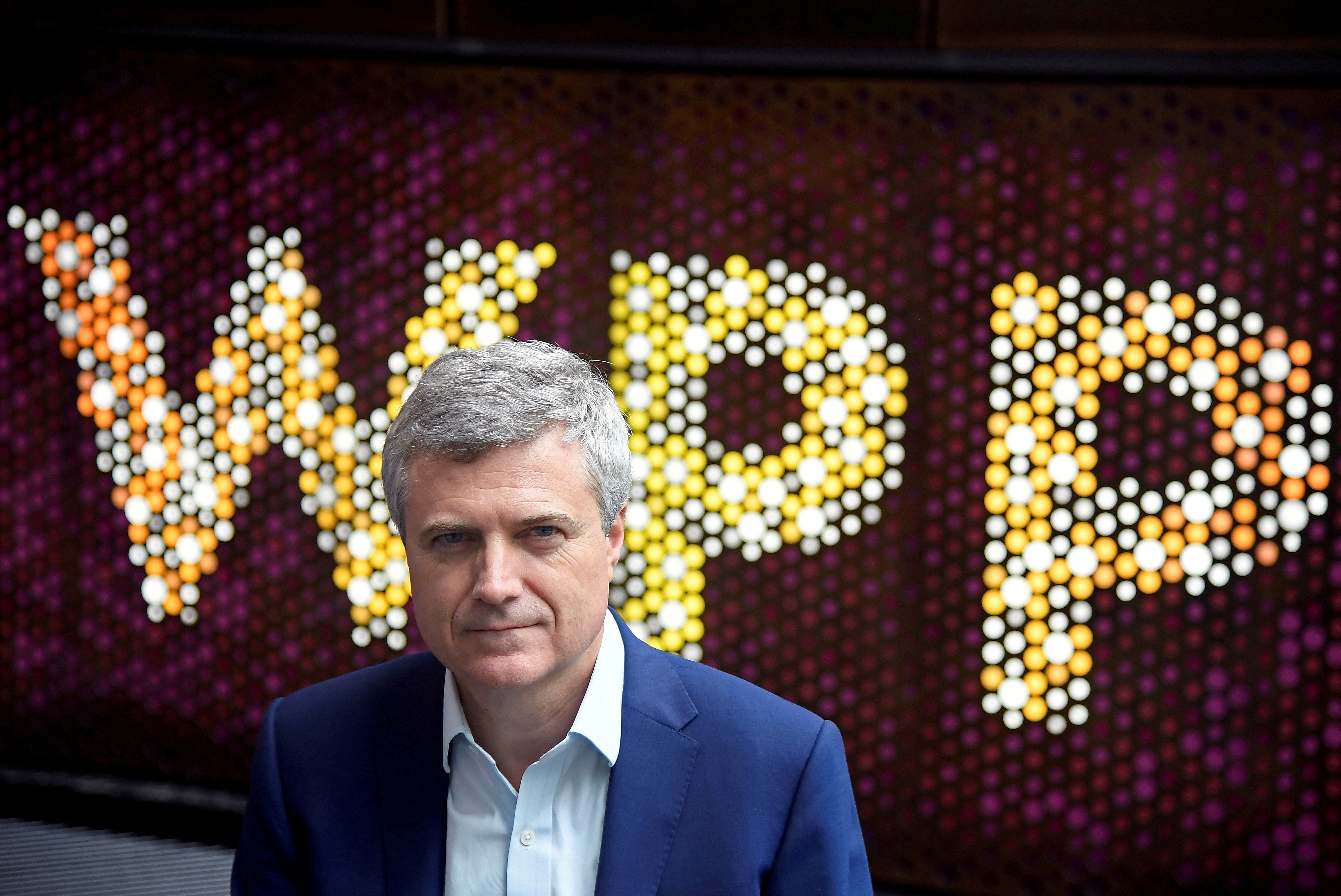 Mark Read, CEO of WPP, the world's biggest advertising and marketing company,  poses for a portrait at their offices in London