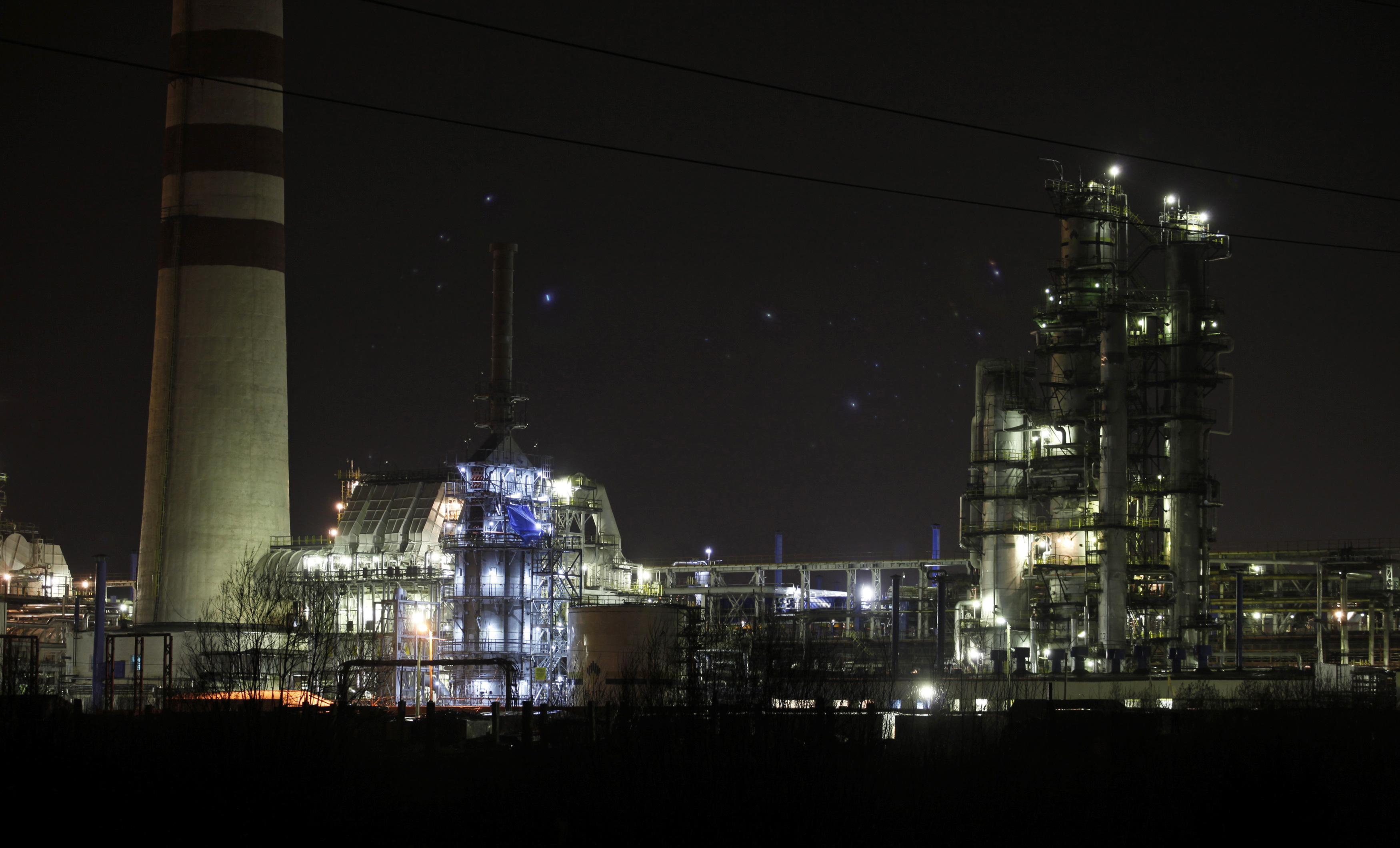 A view of the Rosneft Achinsk oil refinery plant near Achinsk