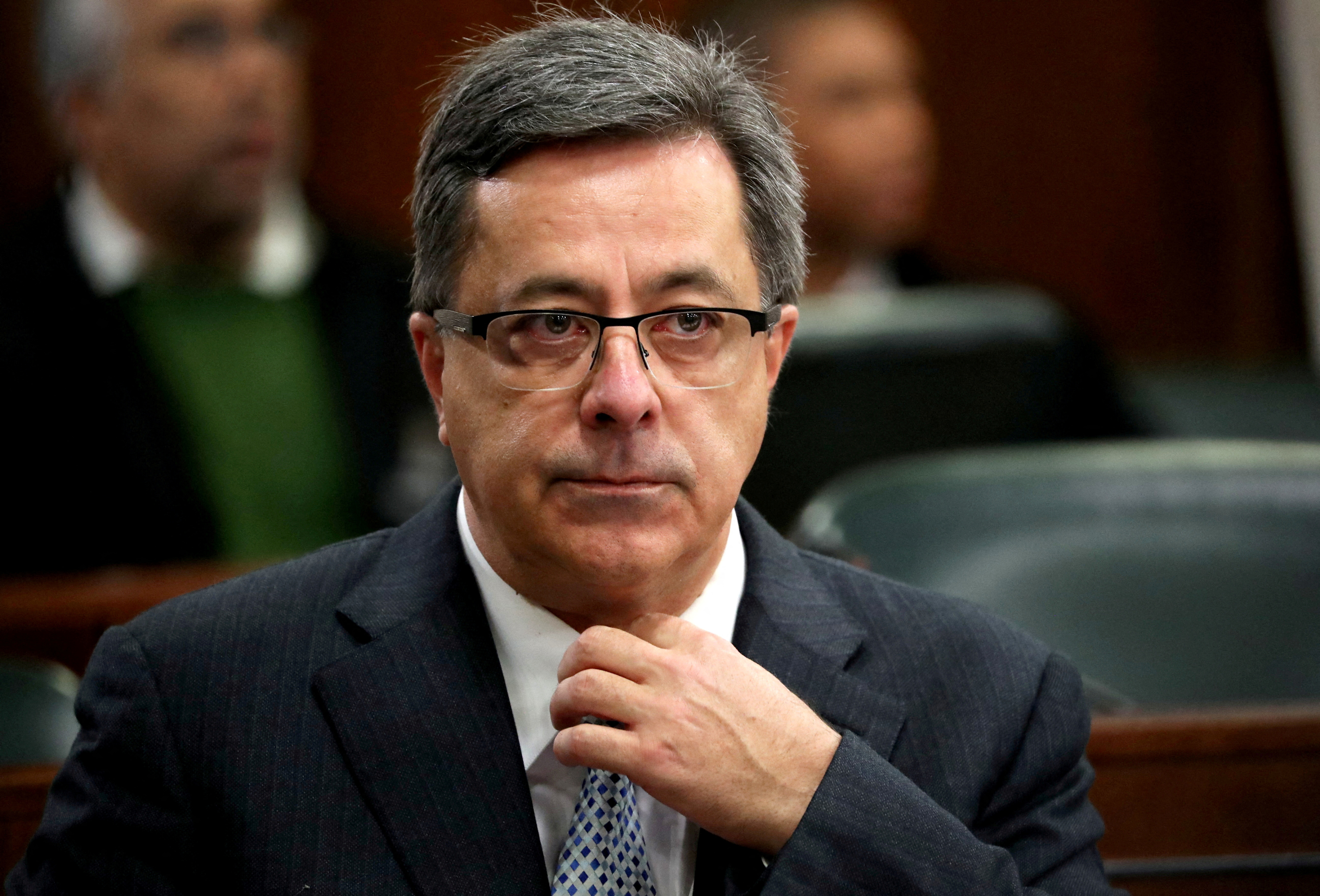 Steinhoff's former Chief Executive Markus Jooste appears in parliament to face a panel investigating an accounting scandal that rocked the retailer in Cape Town