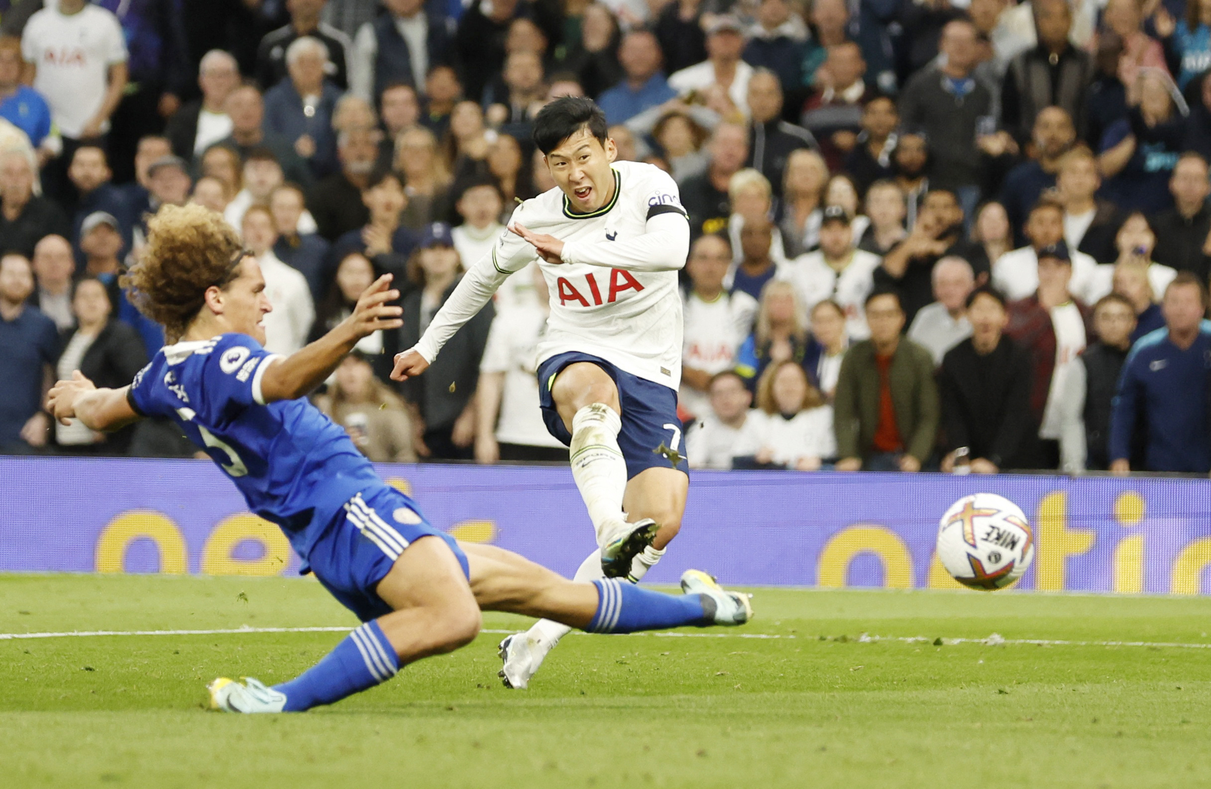 Spurs captain Son Heung-min scores hat trick