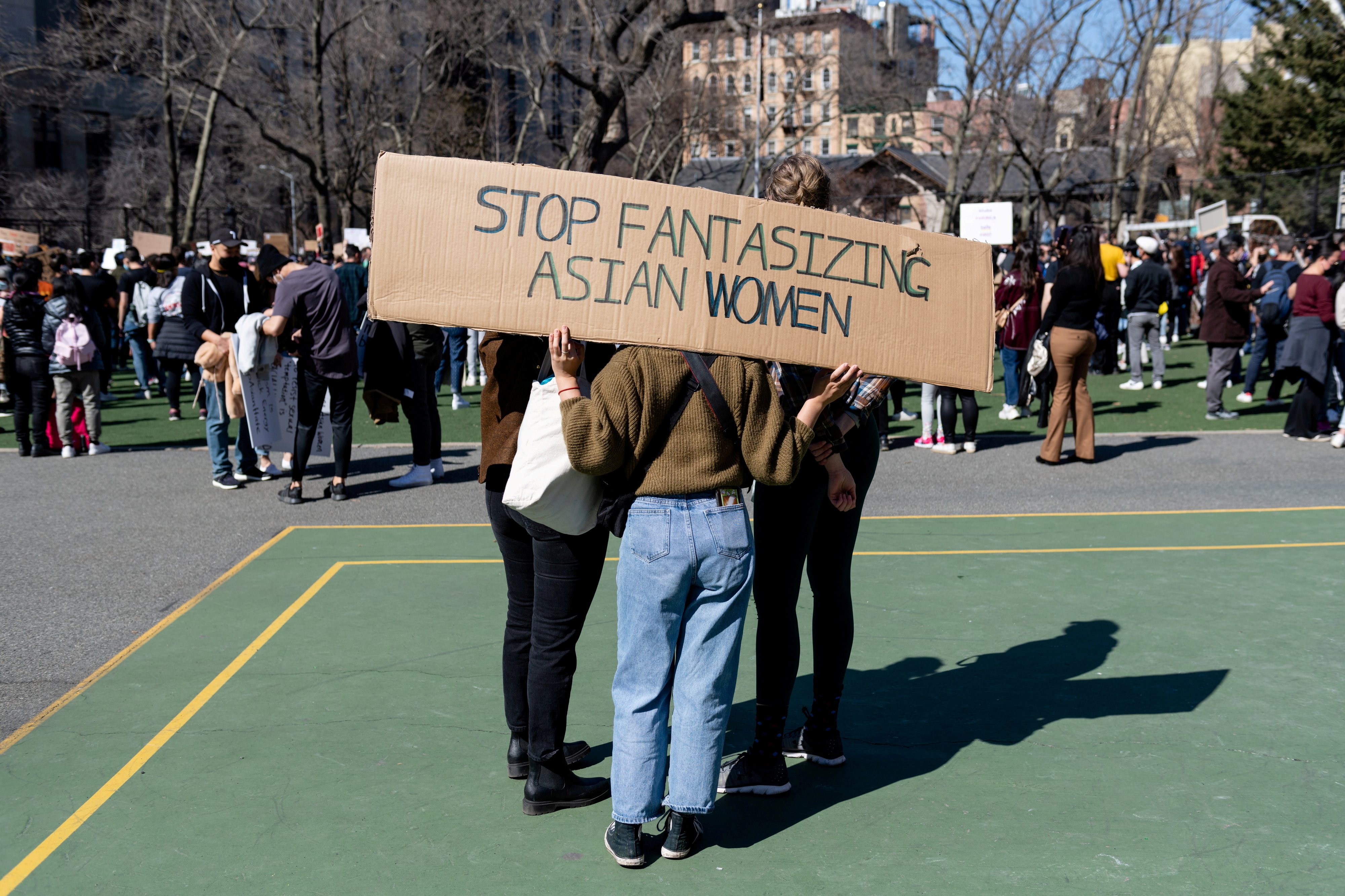 Rally Against Hate to end discrimination against Asian Americans and Pacific Islanders, in New York City