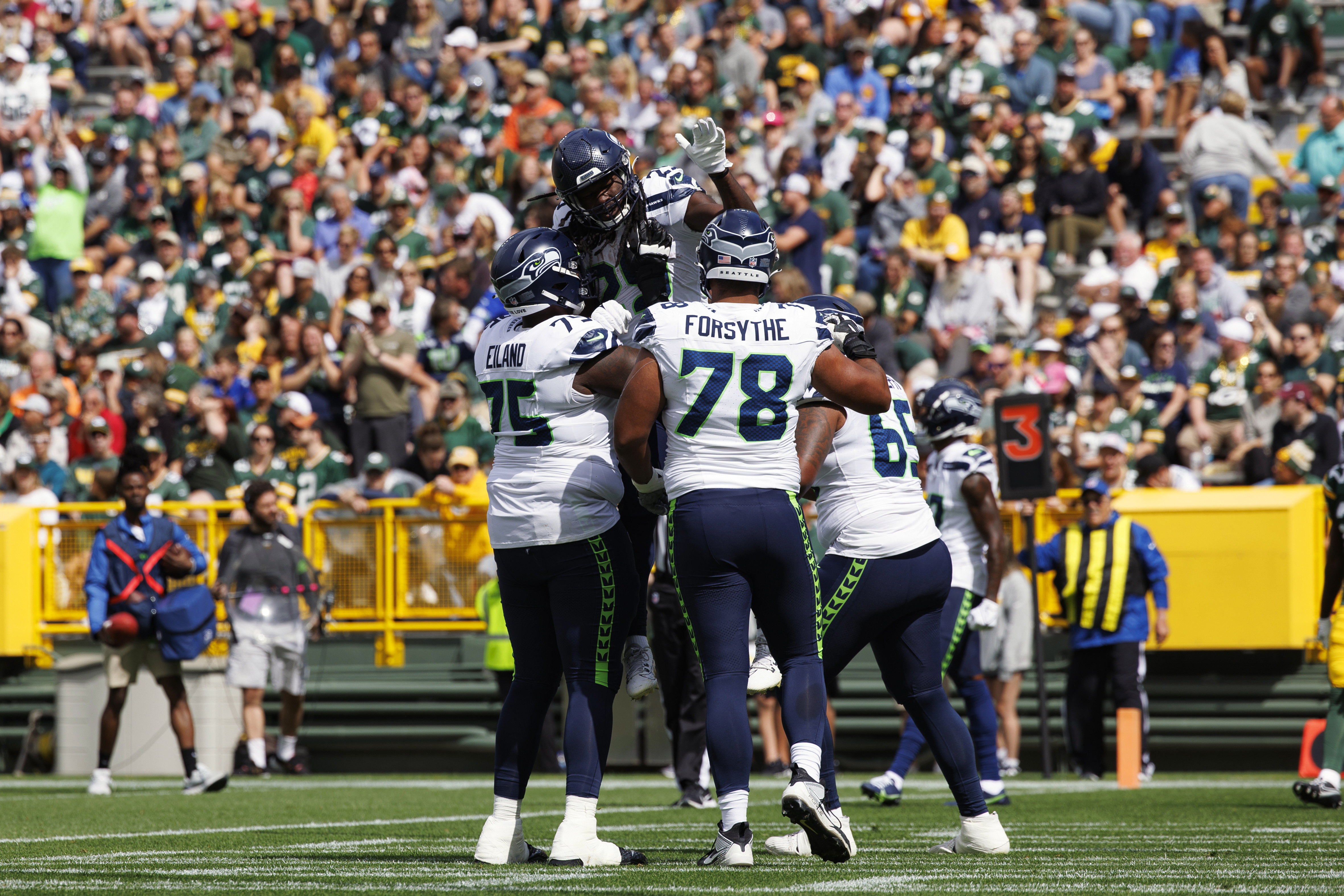 What time is the Seattle Seahawks vs. Green Bay Packers game