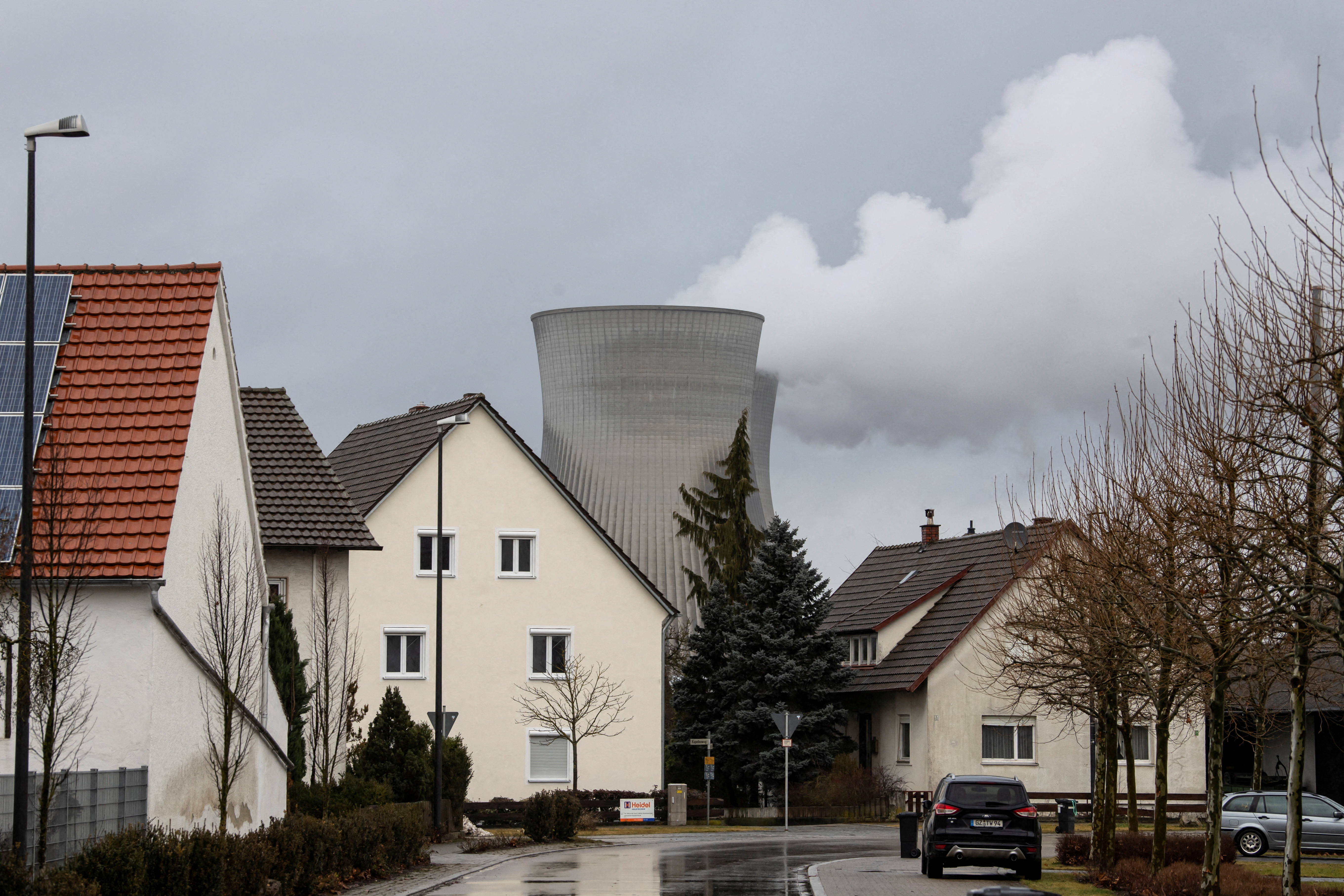 A general view of the nuclear power plant in Gundremmingen